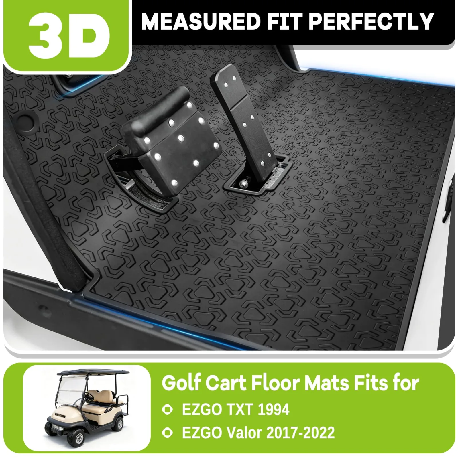 JAOGAUS GCFM1001 Floor Mat for E-Z-GO TXT and Valor image 2