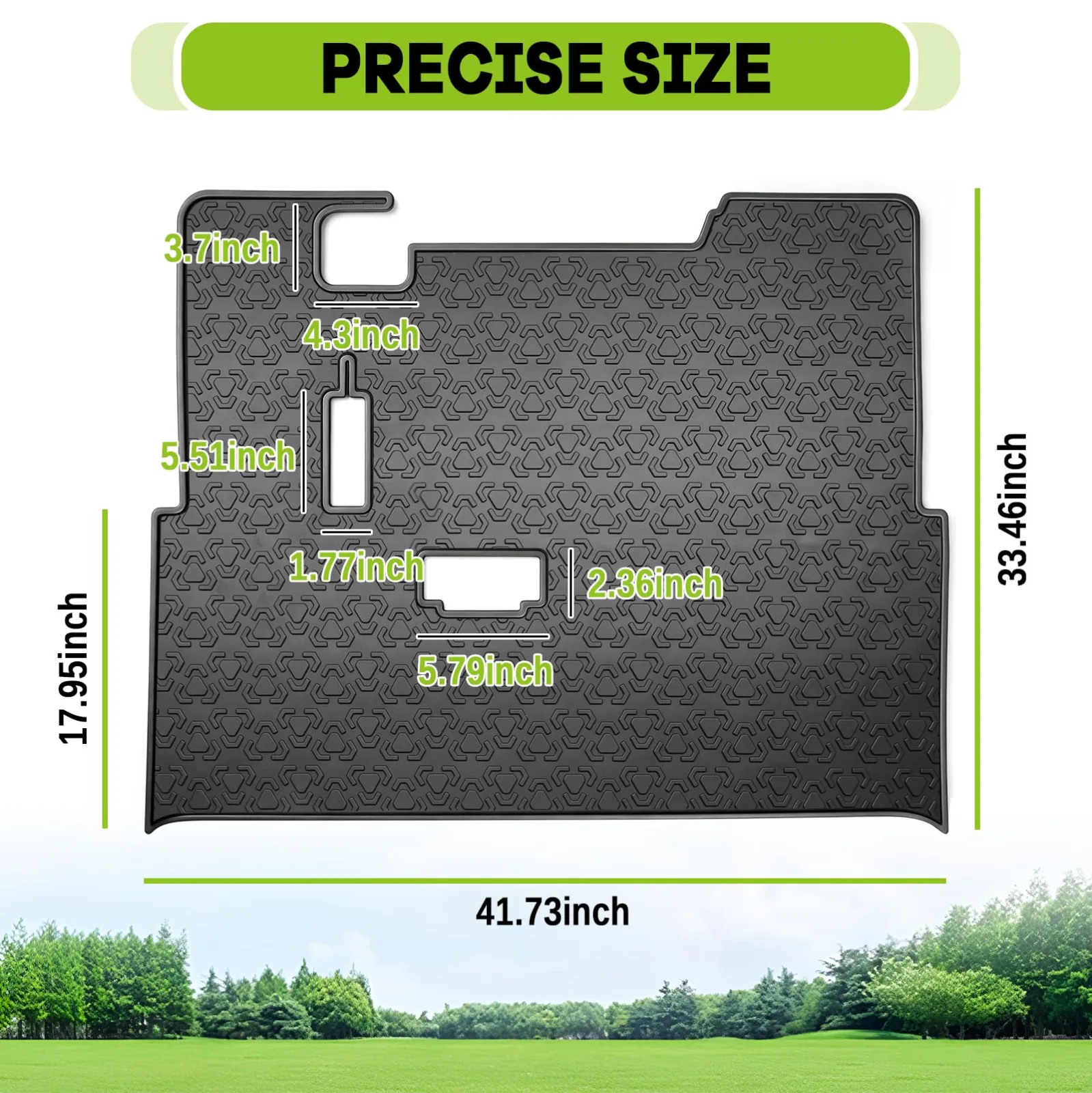 JAOGAUS GCFM1001 Floor Mat for E-Z-GO TXT and Valor image 3