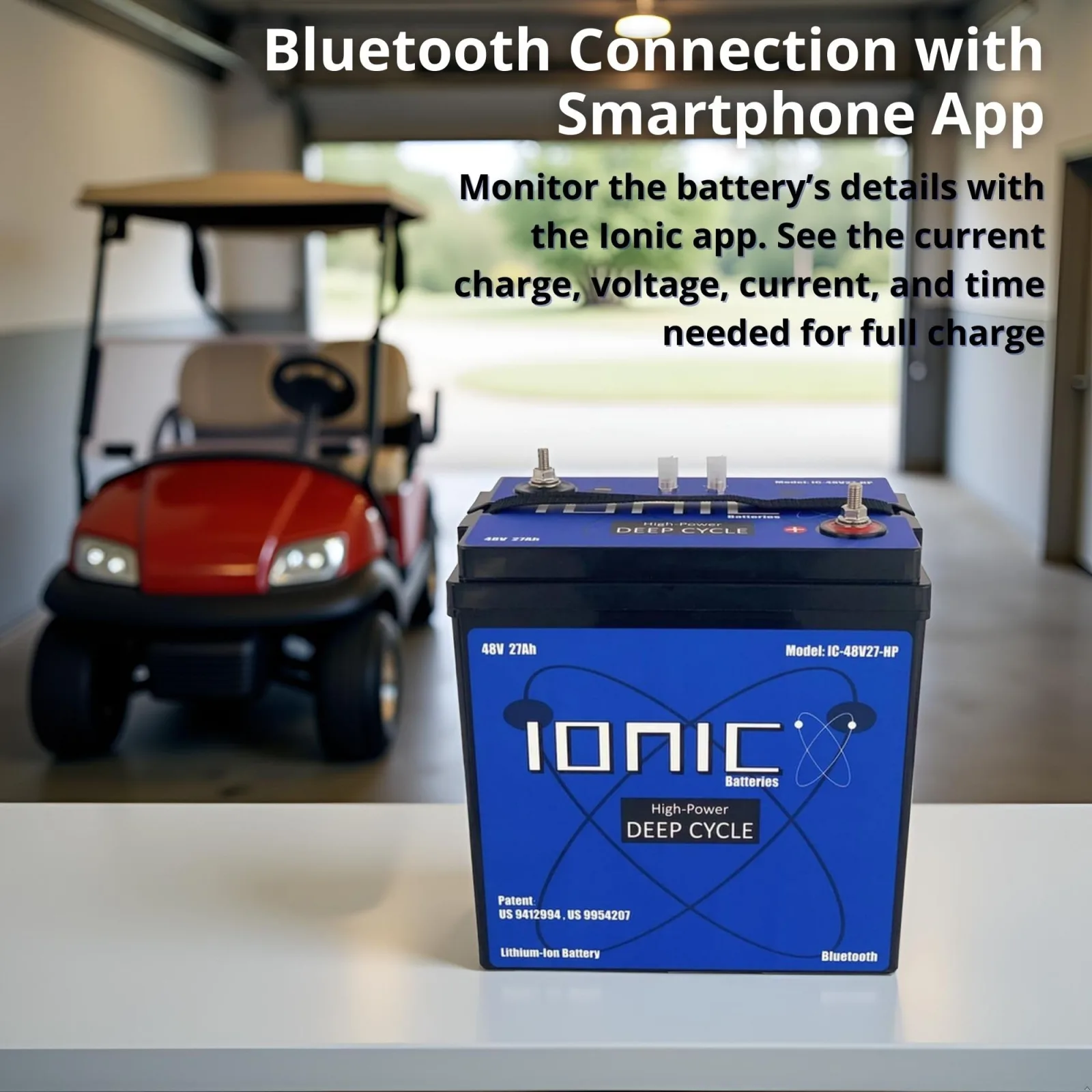 Ionic Batteries 48V 27Ah LiFePO4 Golf Cart Battery image 4