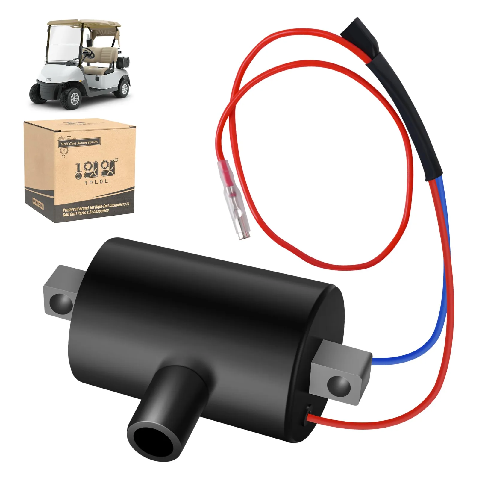 10L0L Ignition Coil for E-Z-GO 2-Cycle Gas Carts