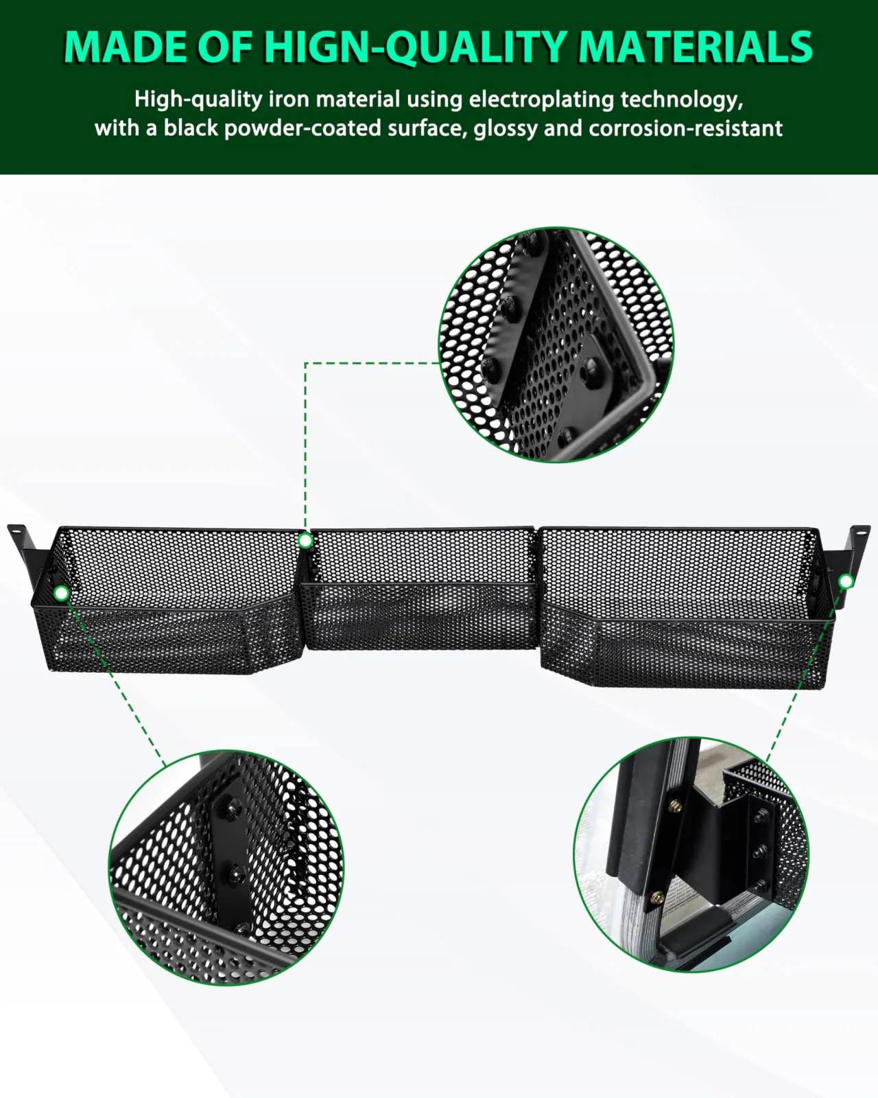 POKIAUTO Front Storage Basket for Yamaha G14-G22 Golf Carts image 4