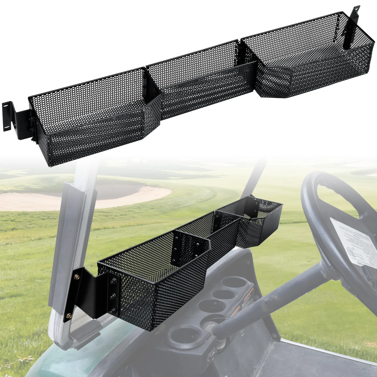 POKIAUTO Front Storage Basket for Yamaha G14-G22 Golf Carts