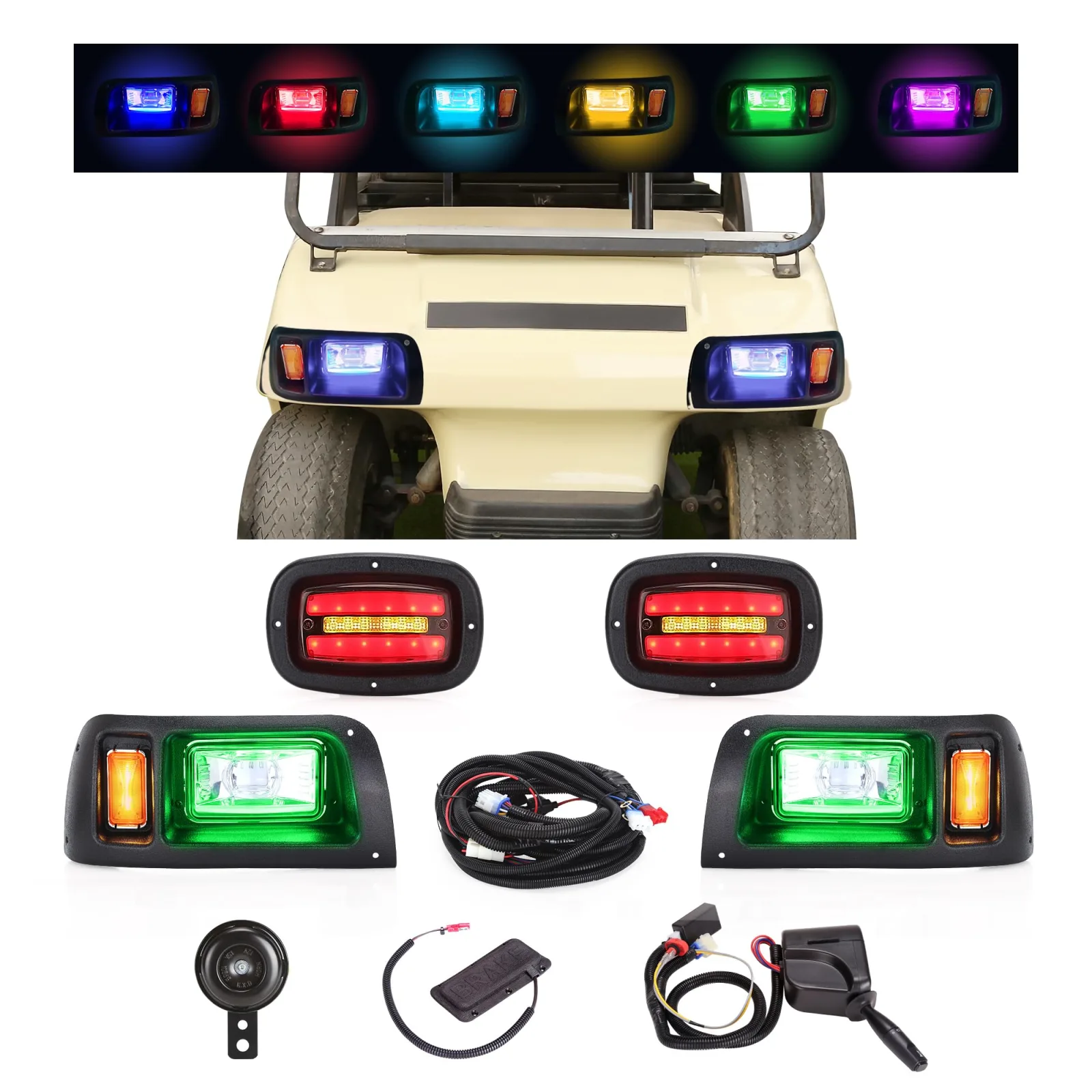 10L0L Deluxe LED Light Kit for Club Car DS
