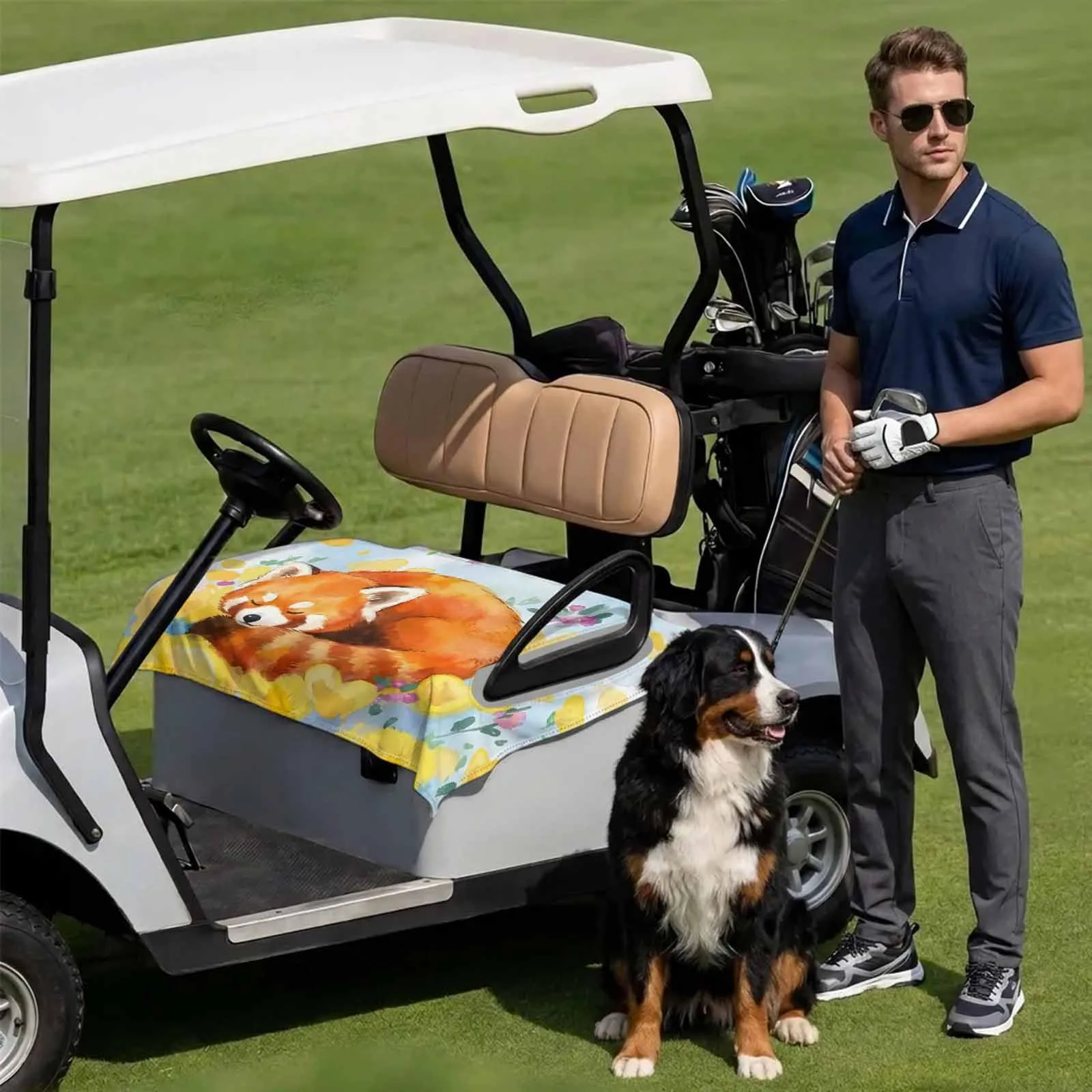 DecorLovee Golf Cart Seat Cover for 2-Seater Carts image 3