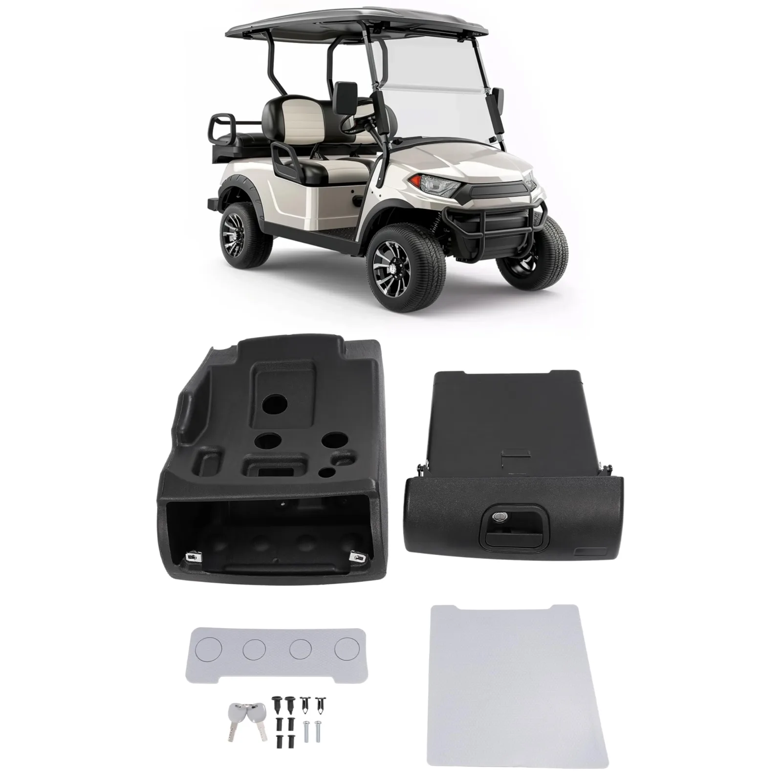 WUTIST GO-4815 Lockable Glove Box for Club Car image 2