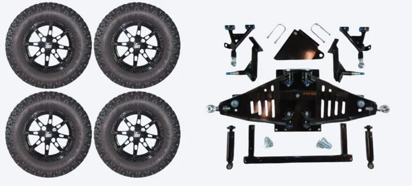 3G 6-Inch Lift Kit with 12-Inch Volt Wheels for Yamaha Drive II