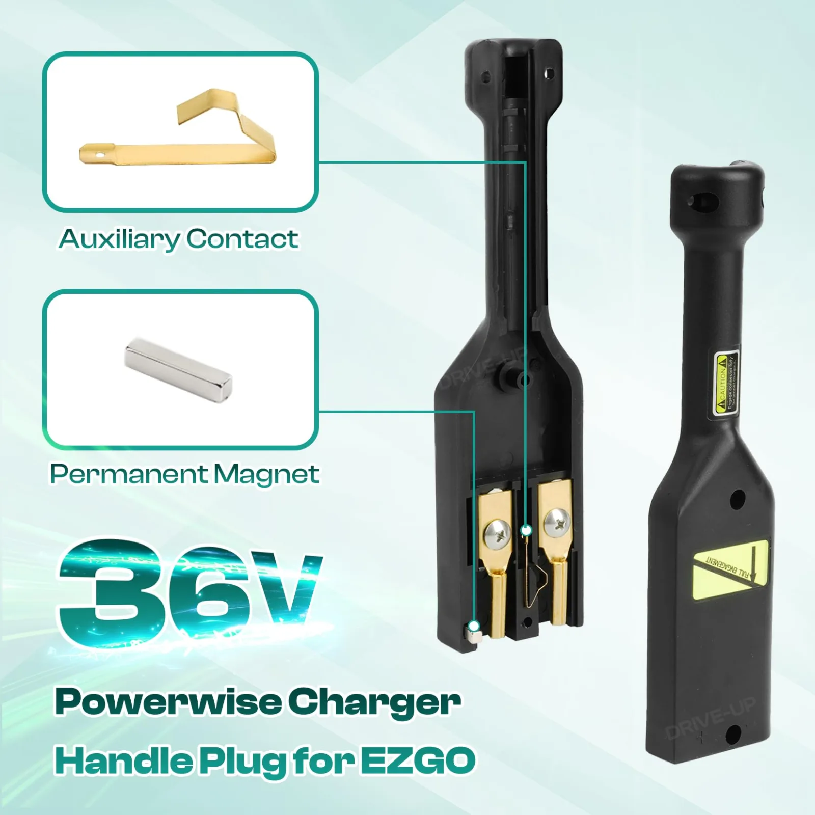 DRIVE UP E-Z-GO TXT 36V Charger Receptacle and Plug image 4