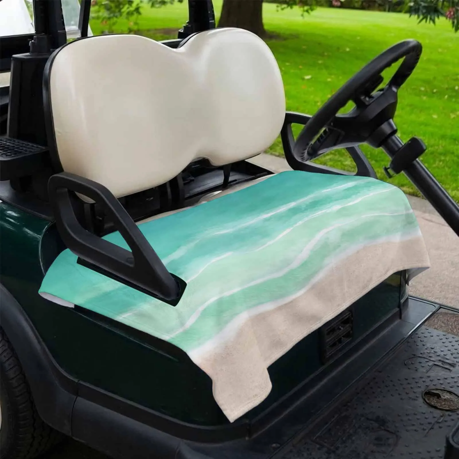 DecorLovee Turquoise Golf Cart Seat Cover 51 x 31 in image 2