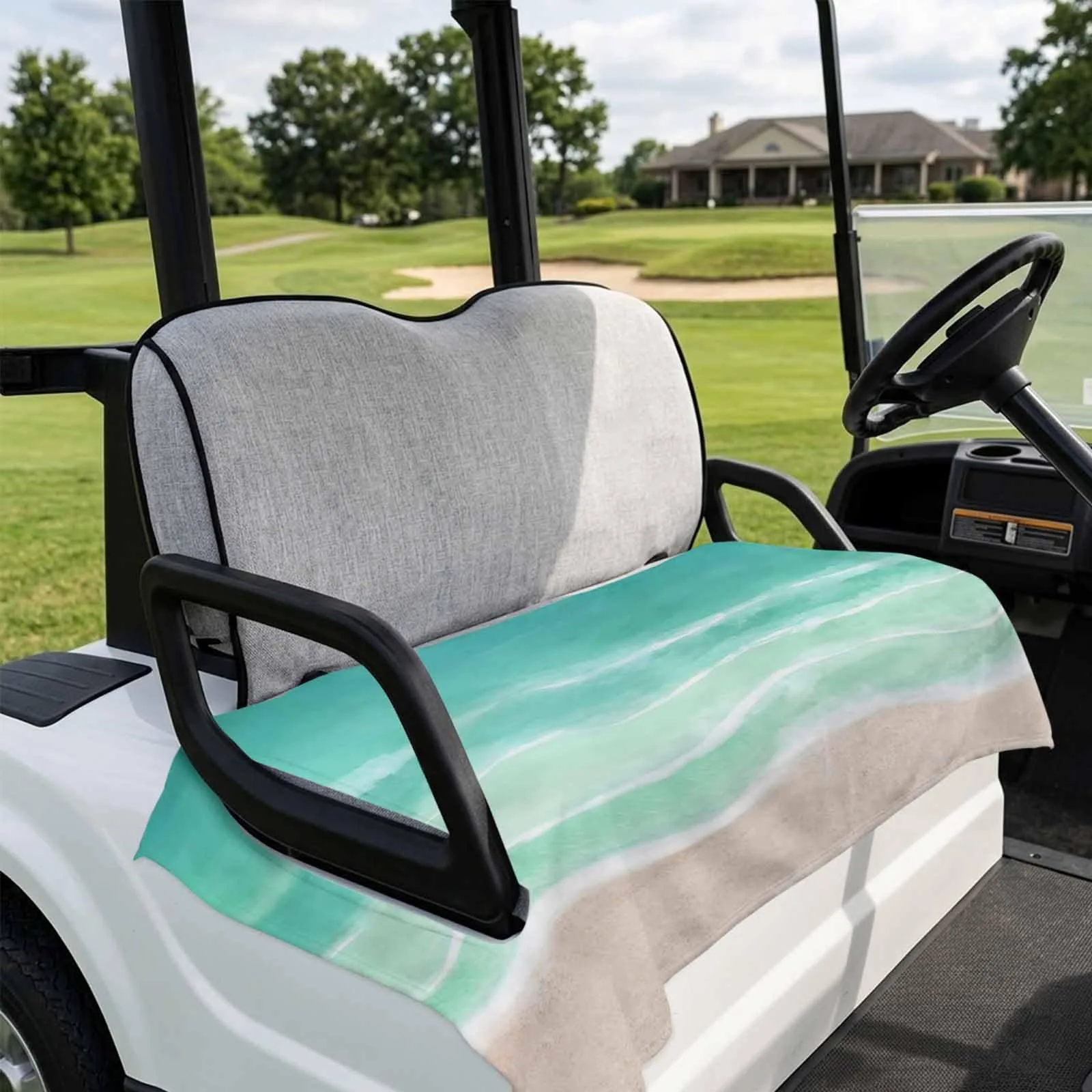 DecorLovee Turquoise Golf Cart Seat Cover 51 x 31 in image 4