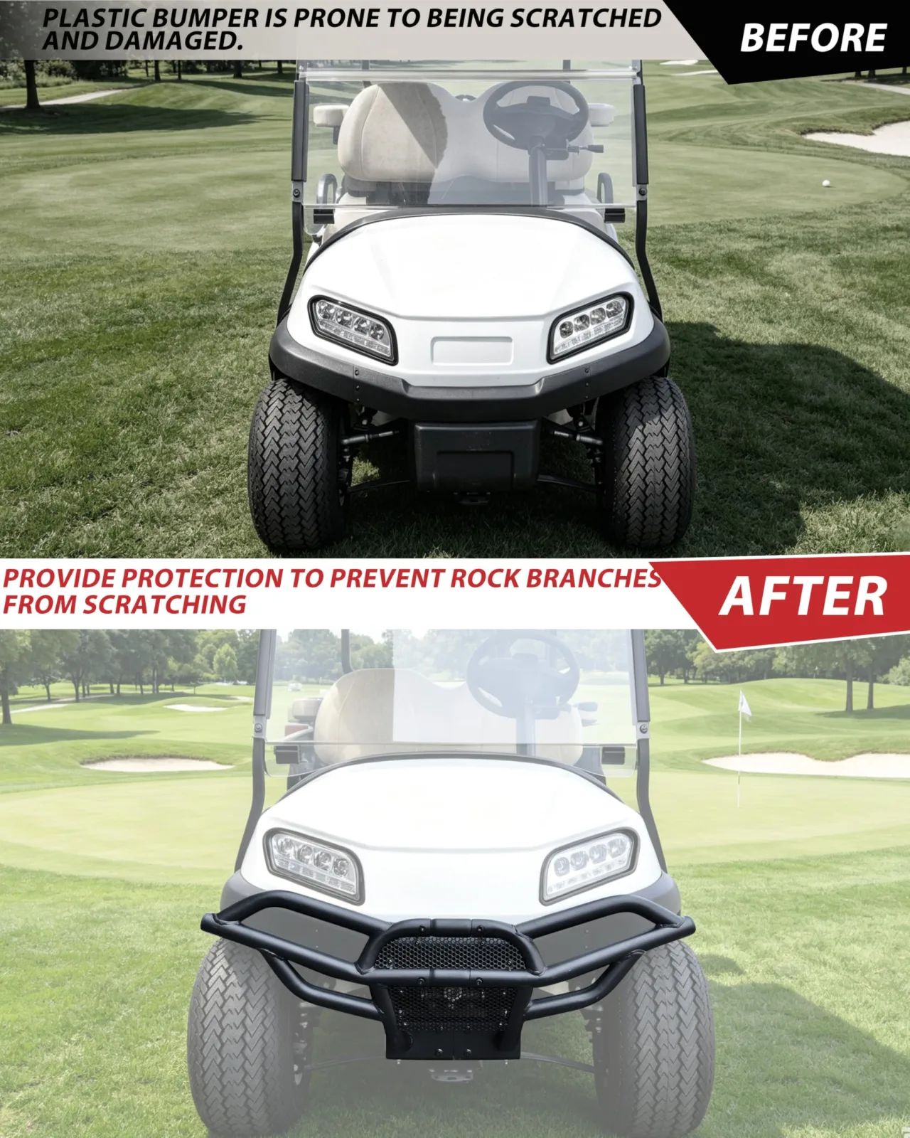SAUTVS Front Bumper Guard for Club Car Tempo 2018+ image 3