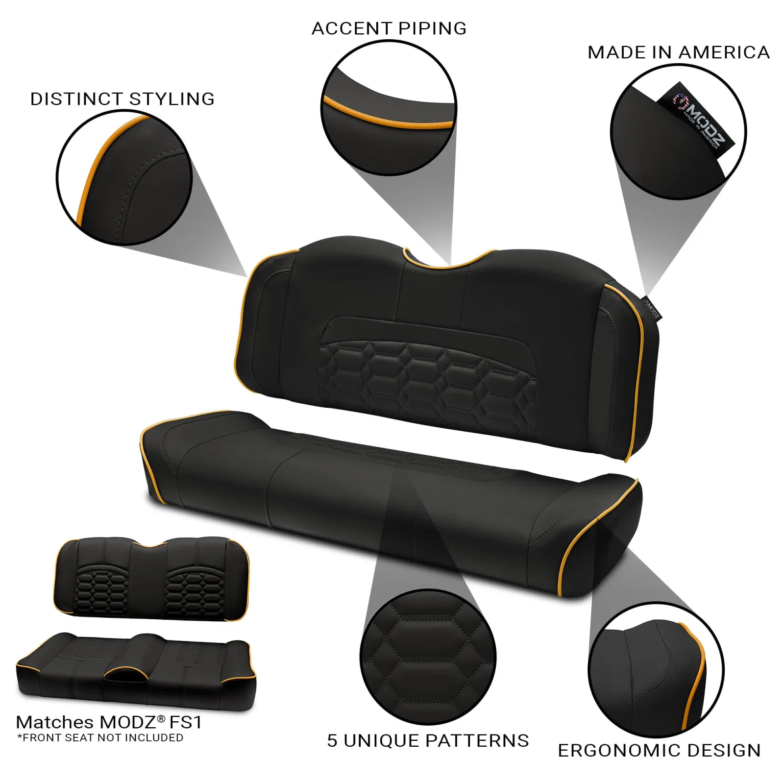 MODZ RSC1 Rear Seat Cushion for GTW Mach and Madjax Genesis image 2