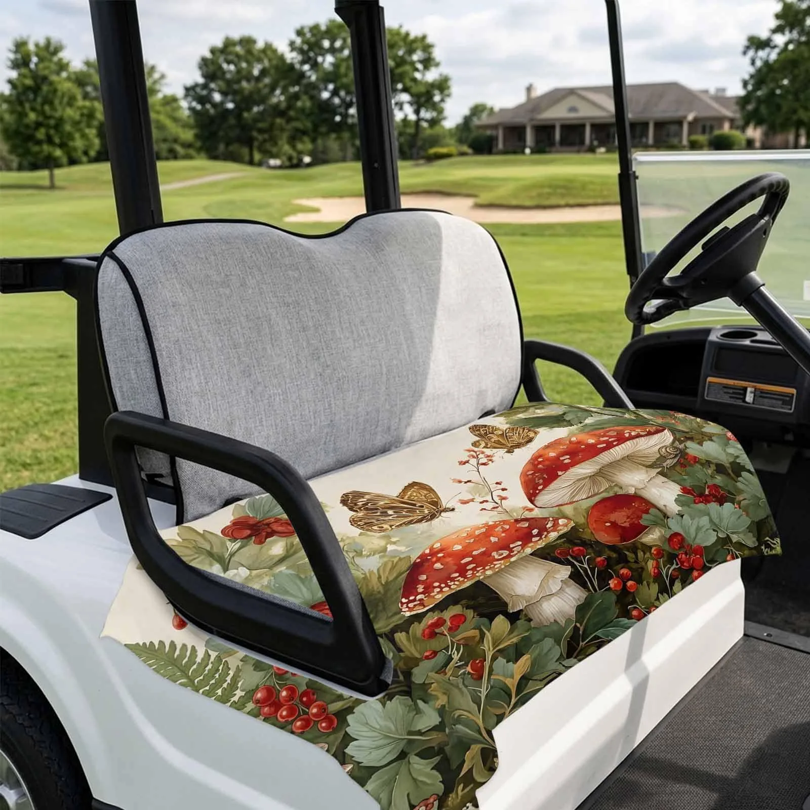 DecorLovee Golf Cart Seat Cover, 51 x 31-Inch Microfiber image 4