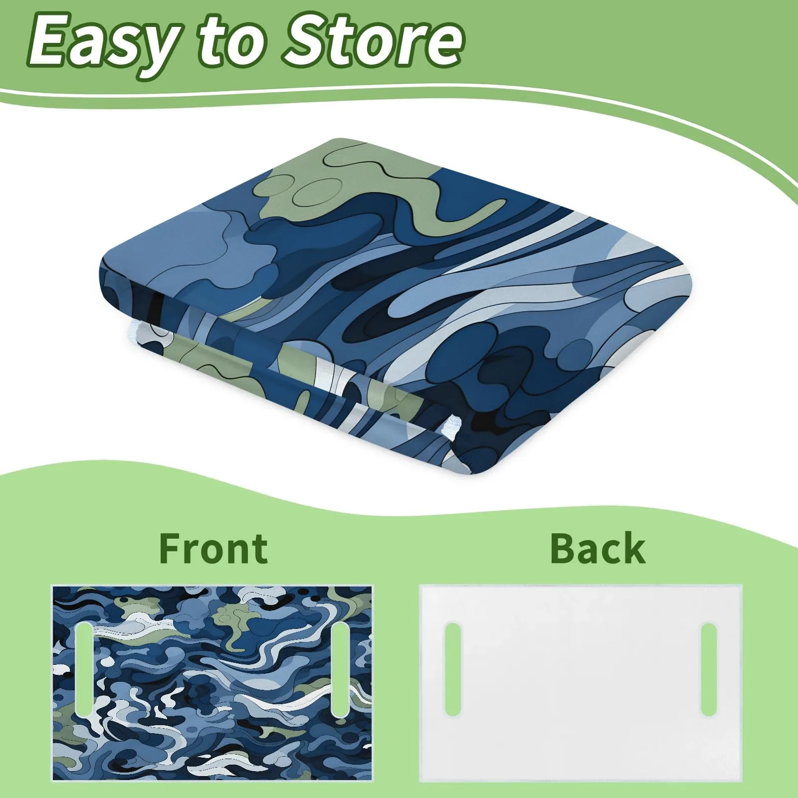 Tiveruda Golf Cart Seat Cover for Double Seats image 4
