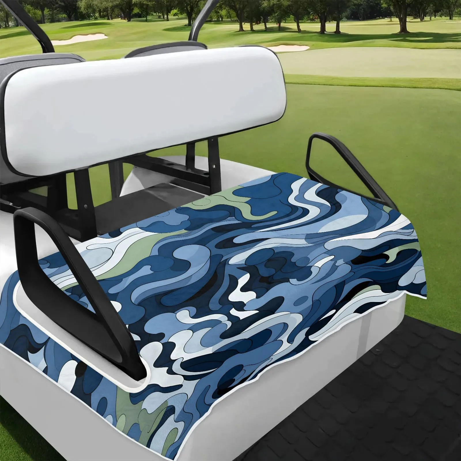 Tiveruda Golf Cart Seat Cover for Double Seats