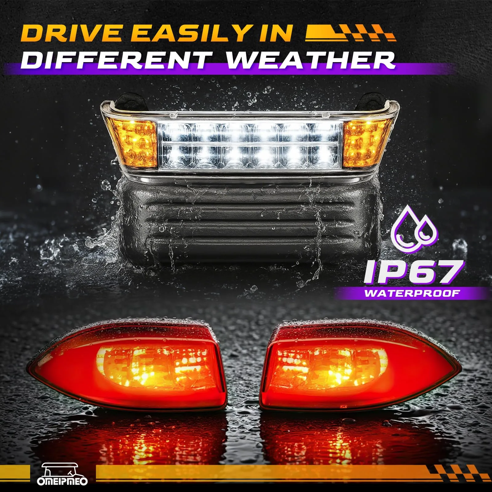 OMEIPMEO LED Light Kit for Club Car Precedent Electric image 4