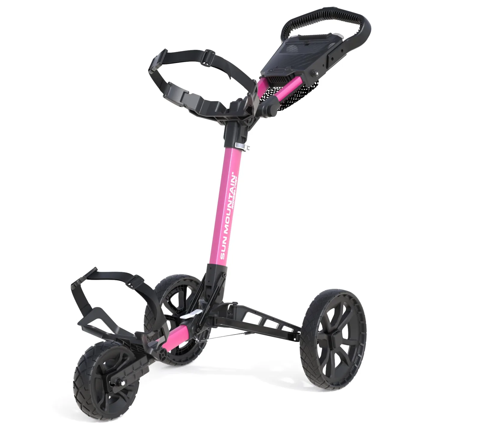 Sun Mountain Ridgeline 3 Push Cart — Pink (Ridgeline 3, 52SM030 PNK)
