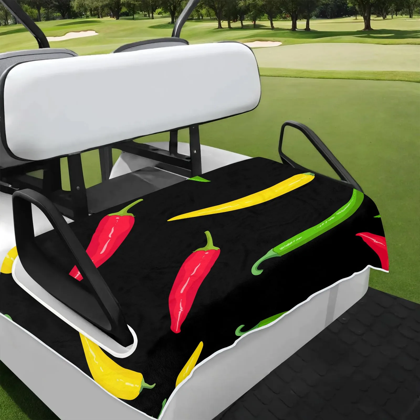 Tiveruda Golf Cart Seat Cover for Double Seats, 51 x 31 in