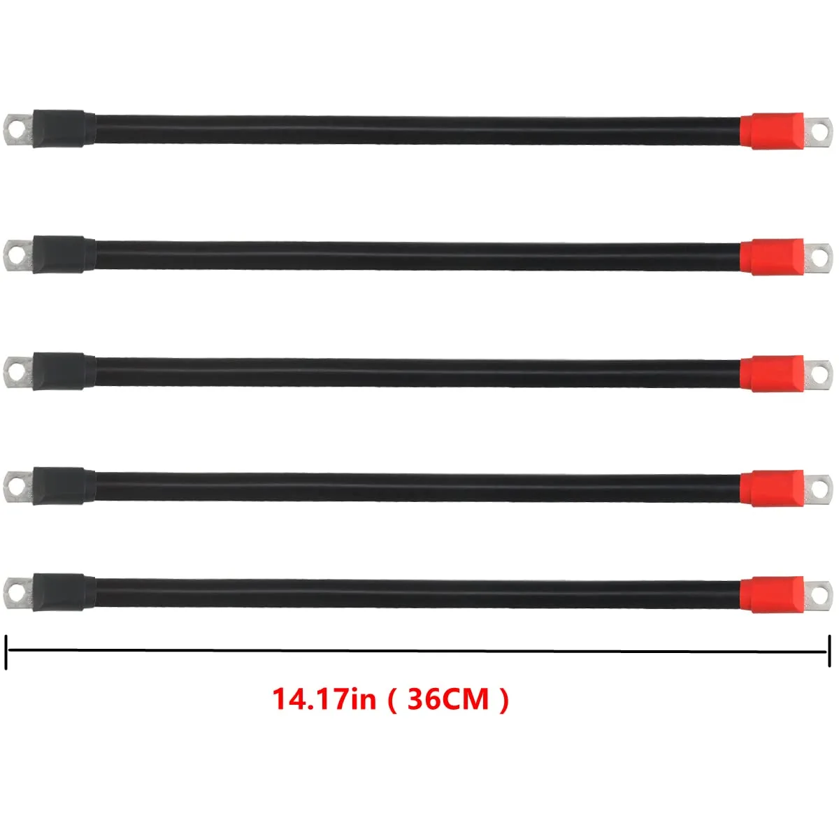 HKOO 4-Gauge Battery Cable Set for Club Car DS 48V image 2