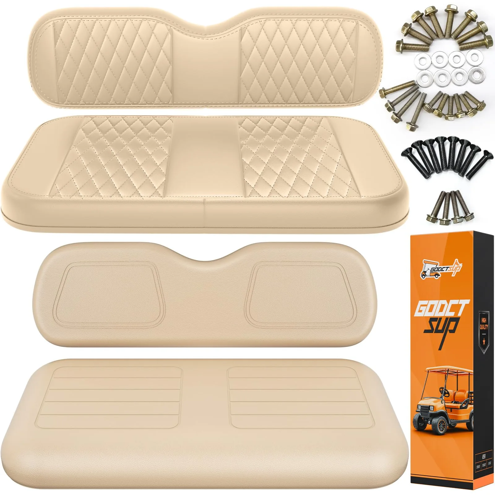 GODCTSUP E-Z-GO TXT & Medalist Seat Cushion Kit (1994-2013) - G9-ETQHZDKBZH-HUANG
