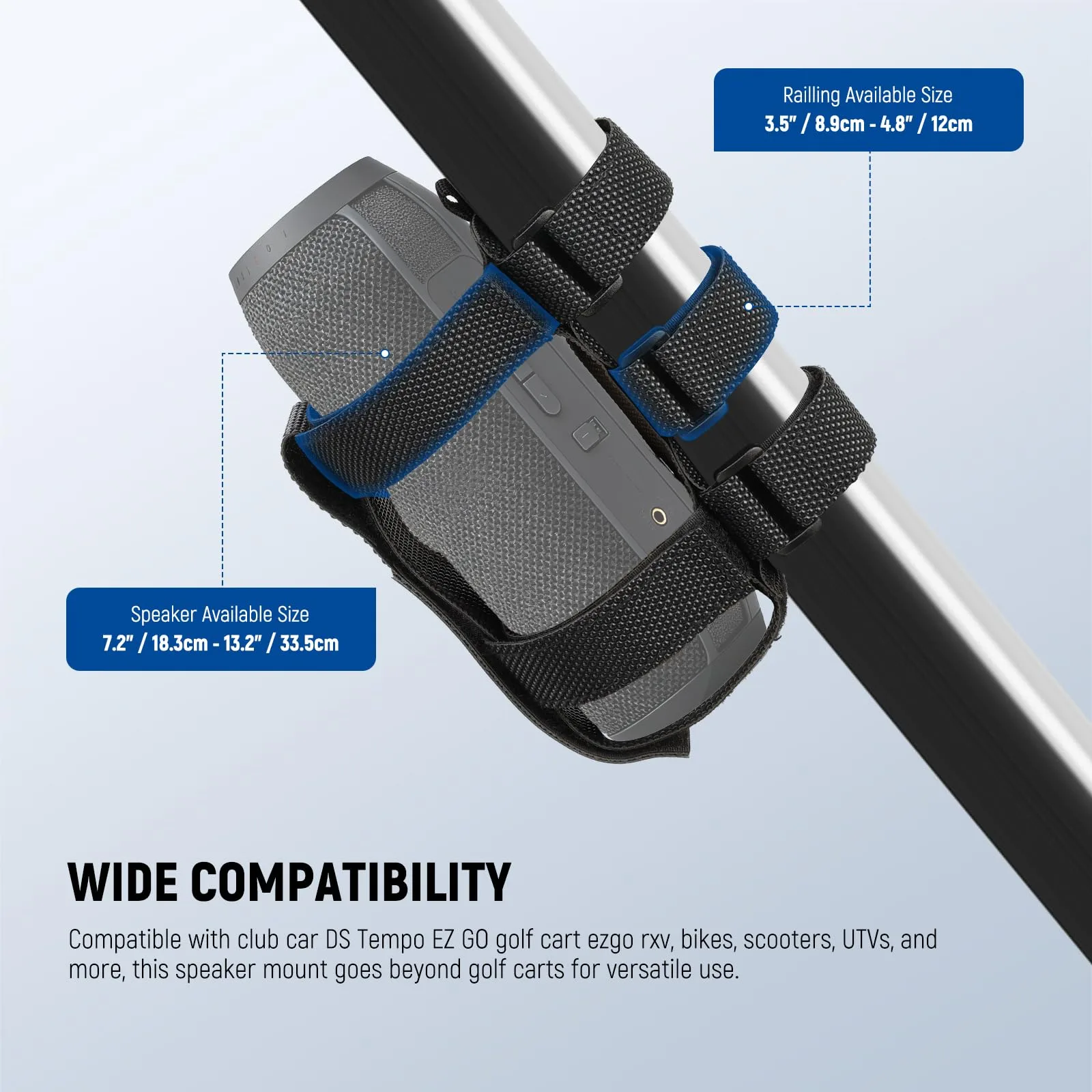 NEEWER GF02S Golf Cart Speaker Mount image 2