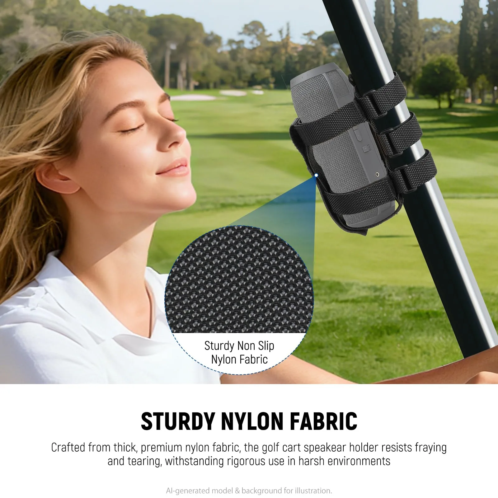 NEEWER GF02S Golf Cart Speaker Mount image 4