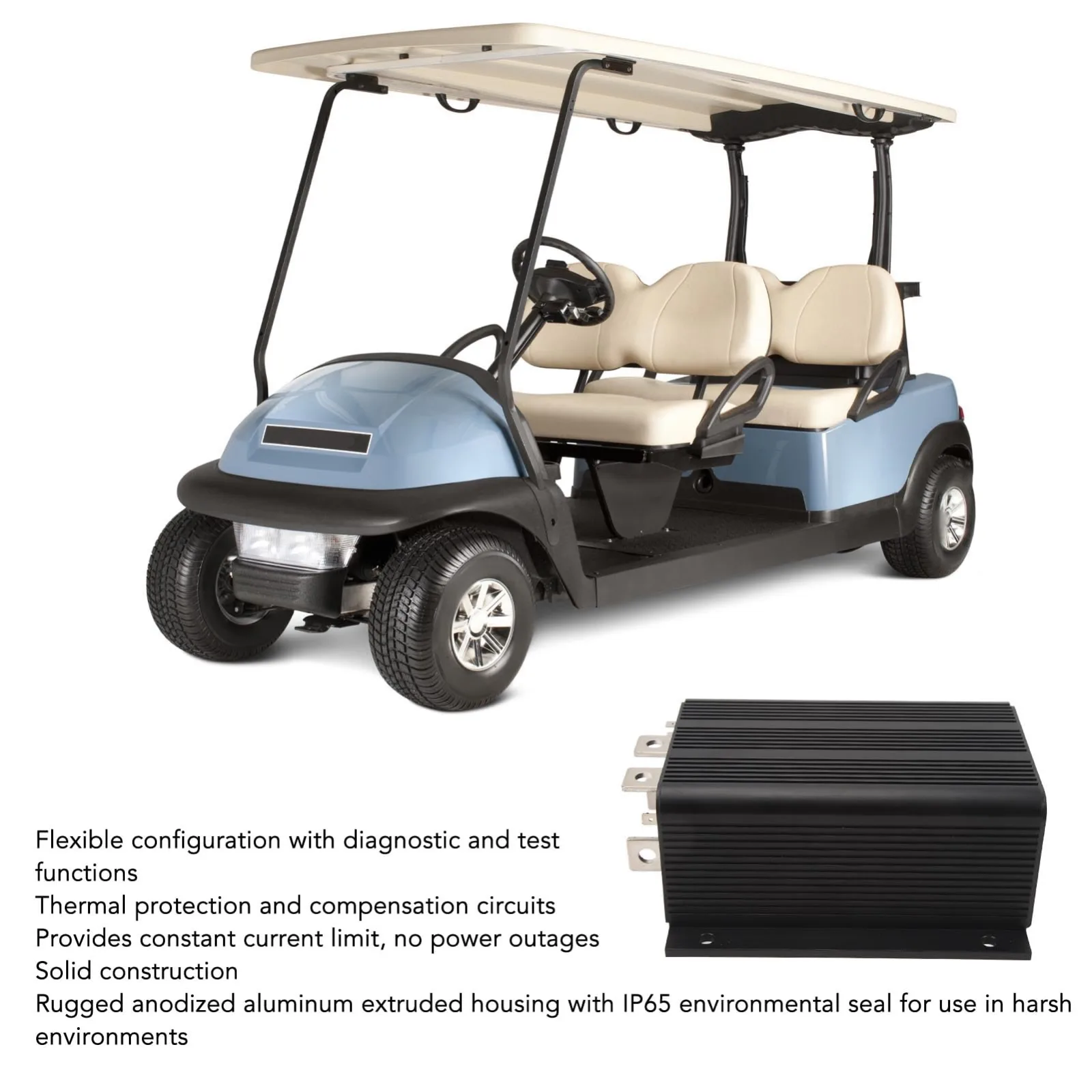 Topyond P1204M 5305 Golf Cart Motor Controller image 2