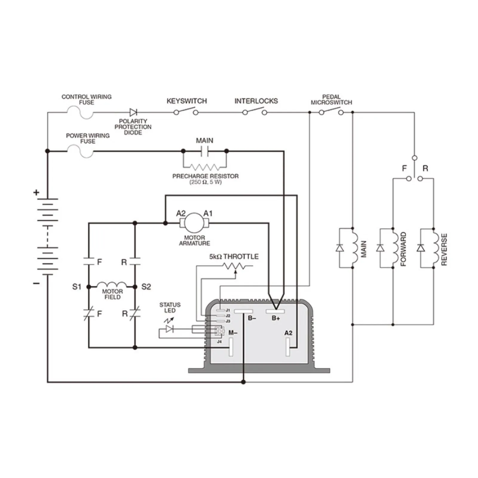 Topyond P1204M 5305 Golf Cart Motor Controller image 3