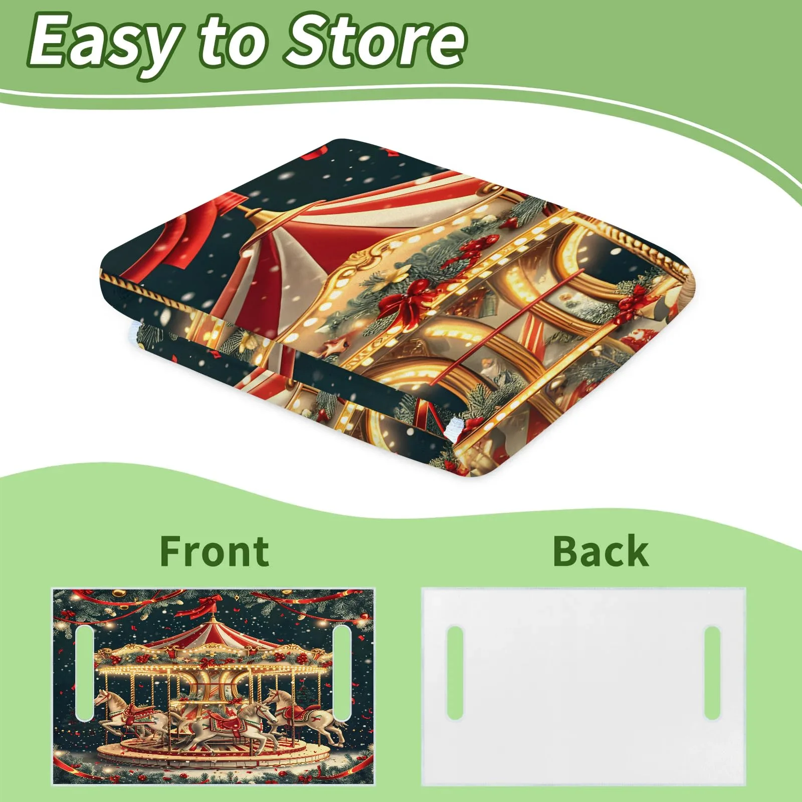 Tiveruda Golf Cart Seat Cover for Double Seats, 51 x 31 in image 4