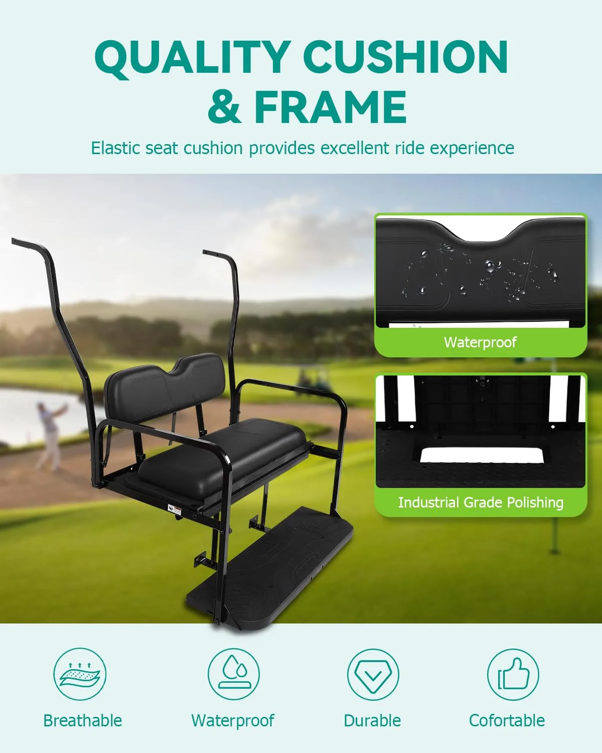 ILVGOLF Club Car DS Rear Seat Kit 180571-5428-1024205681 image 4
