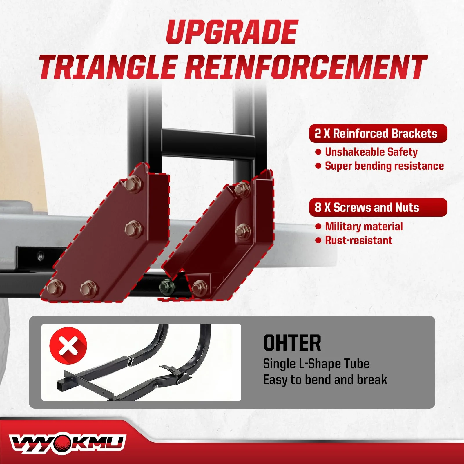 VYYOKMU Golf Cart Rear Seat Grab Bar V7-GTHFSG-1 image 4
