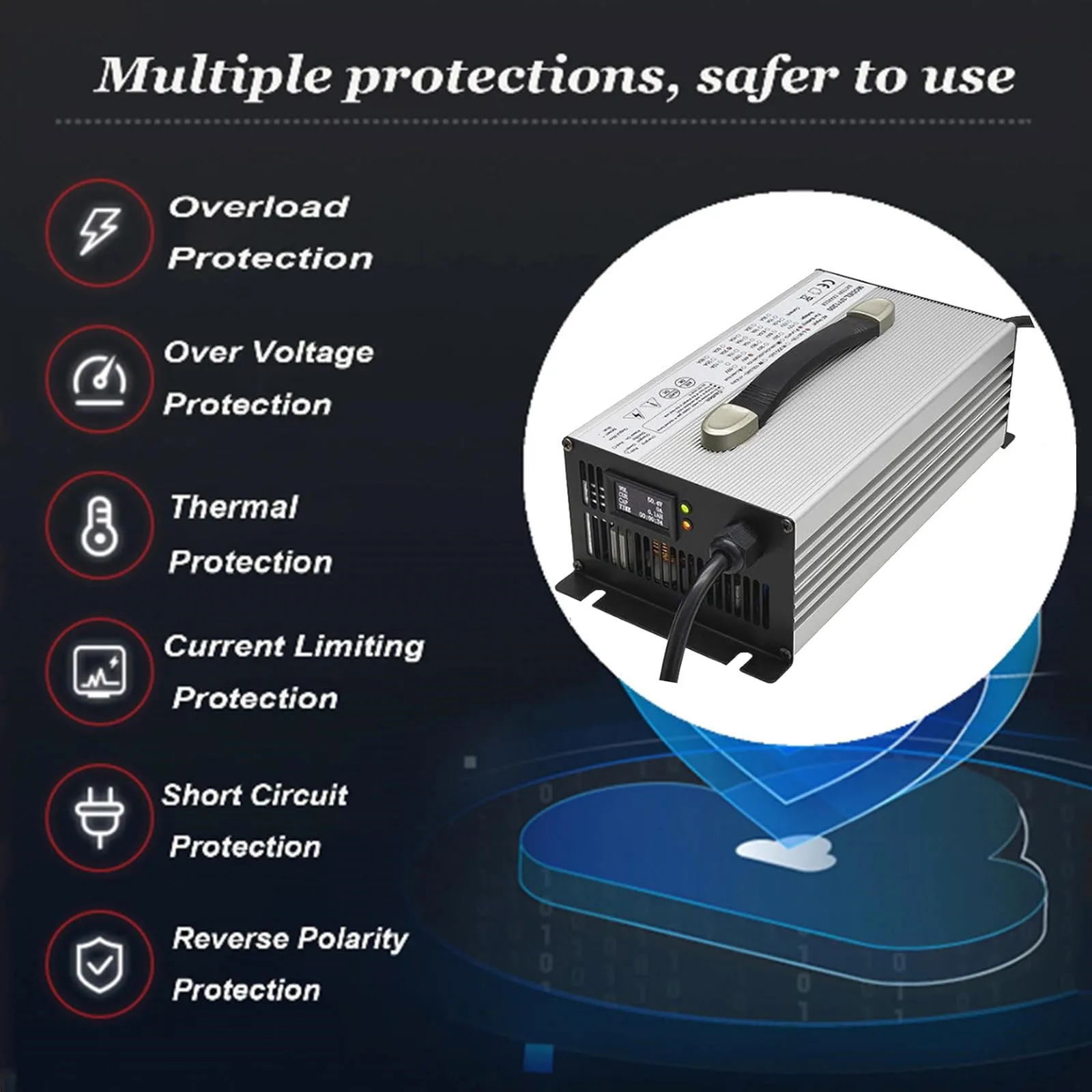 HYDTGZ 36V 30A Lead-Acid Battery Charger with Anderson Output image 4