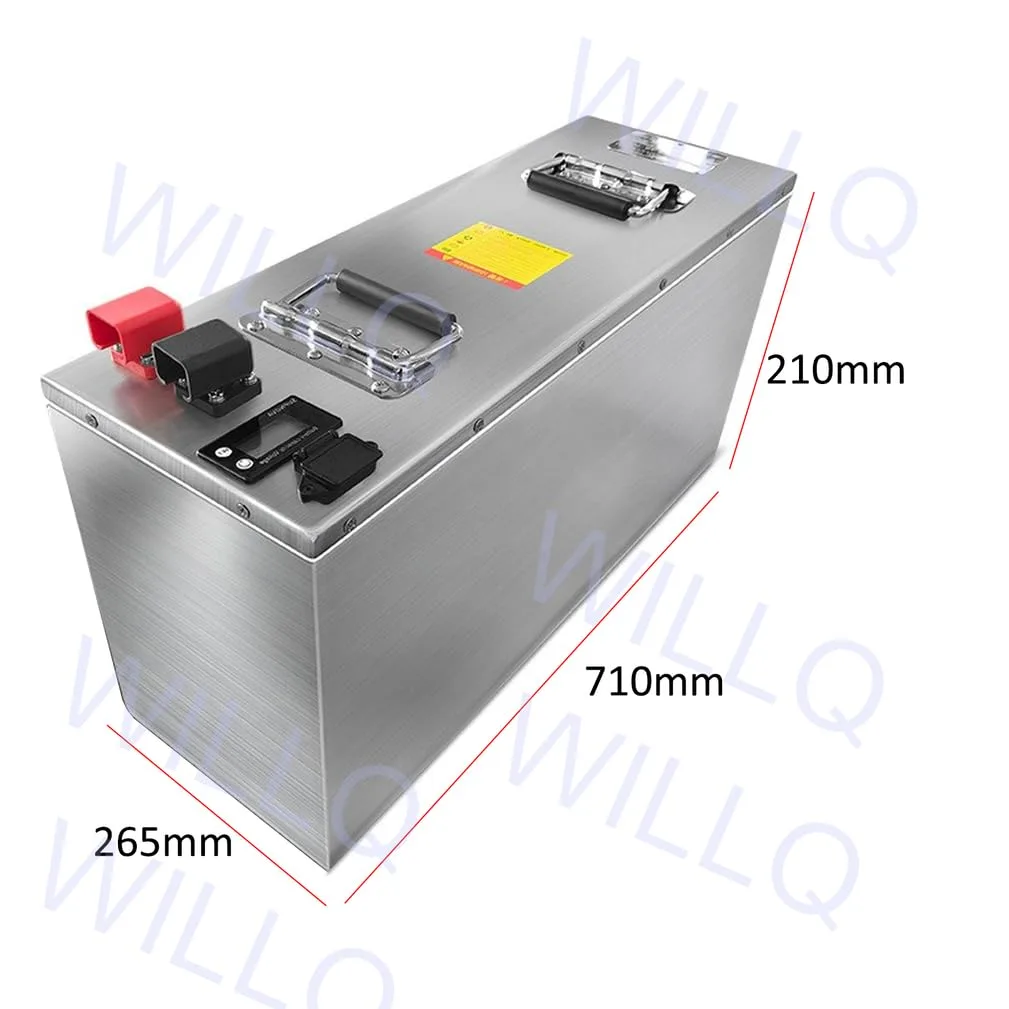 WILLQR LiFePO4 Battery Pack, 48V/72V, 50Ah/100Ah image 2