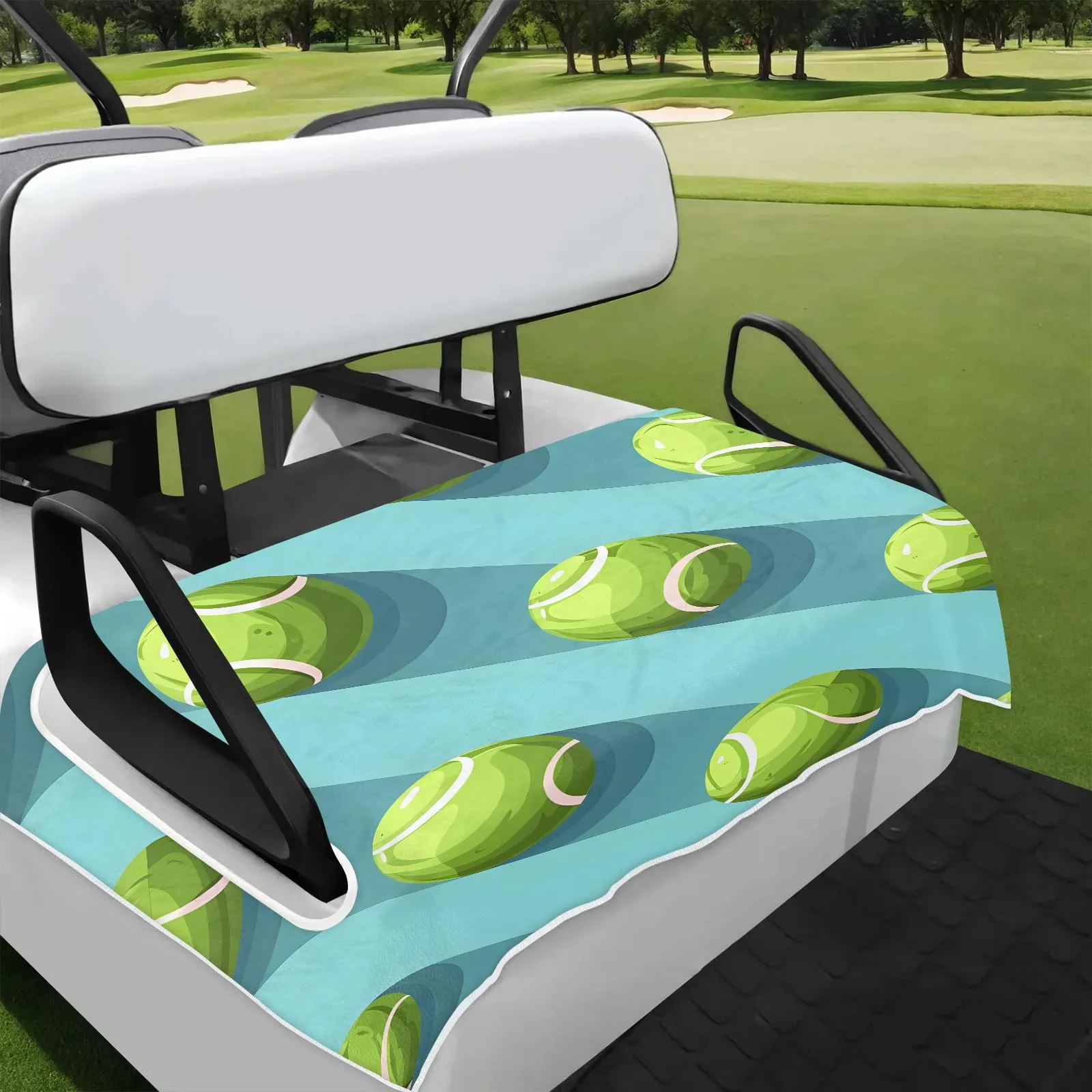 Tiveruda Golf Cart Seat Cover for Double Seats