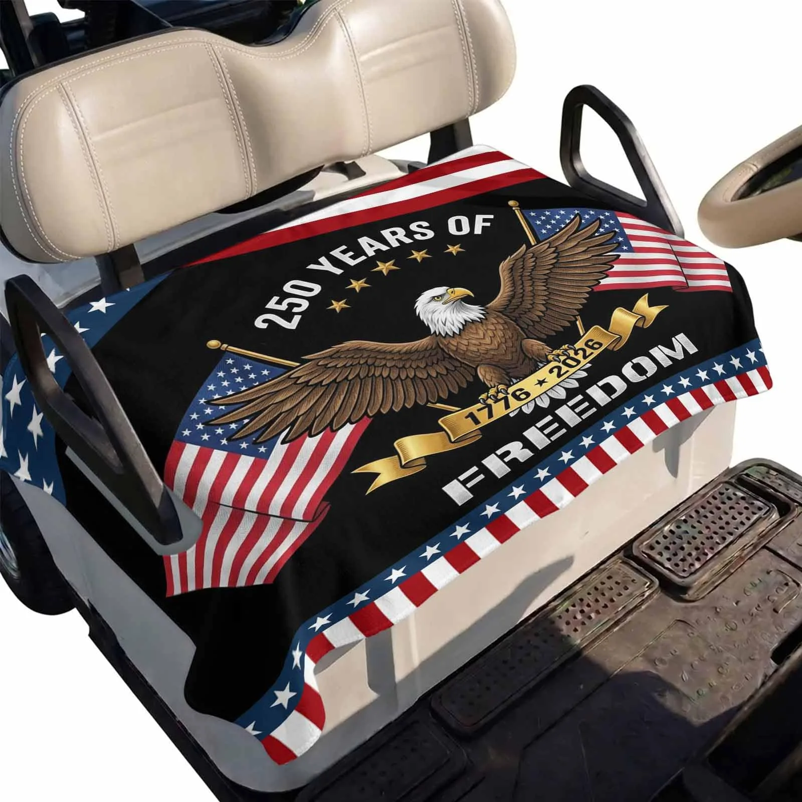 DecorLovee Golf Cart Seat Cover 51 x 31 Inch
