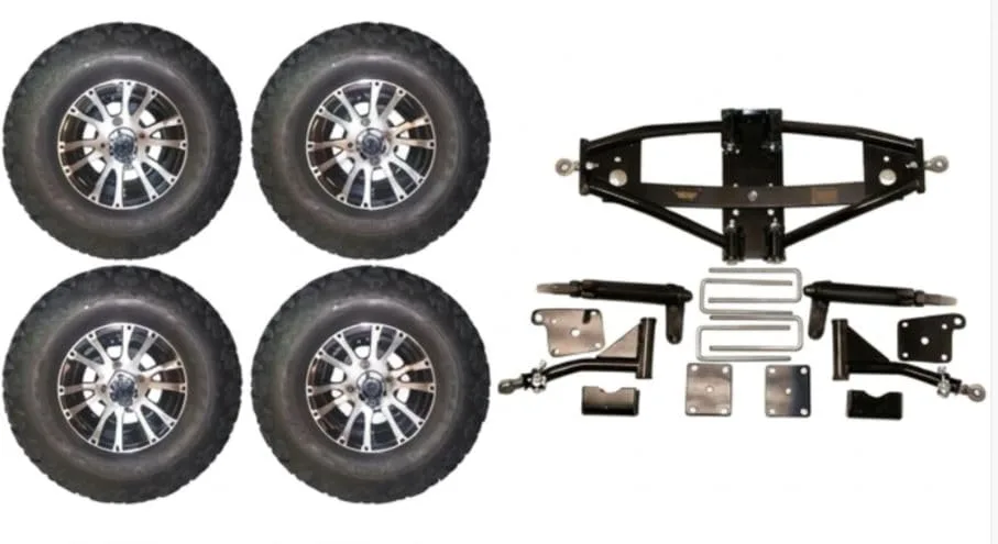 3G 6-Inch Lift Kit with Wheels for Club Car Precedent