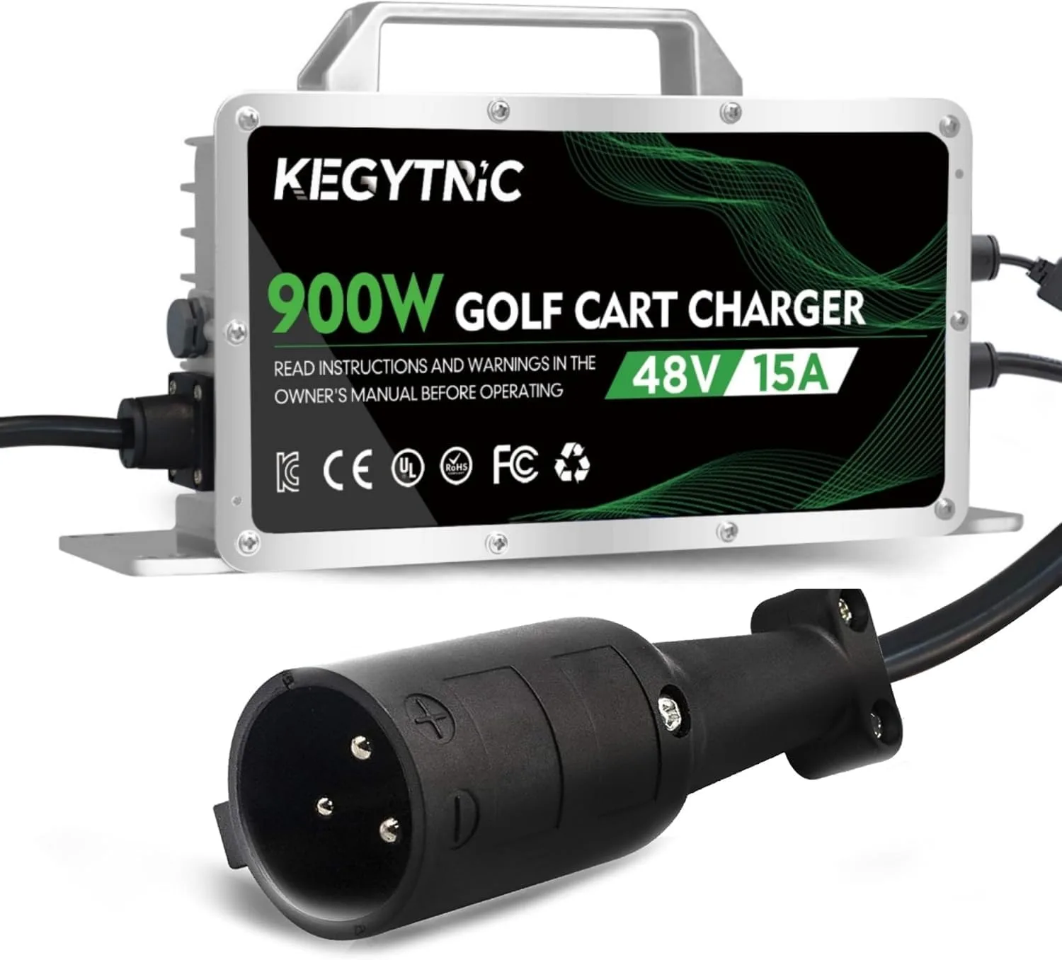 Kegytric 15A 48V Charger for Precedent Golf Carts