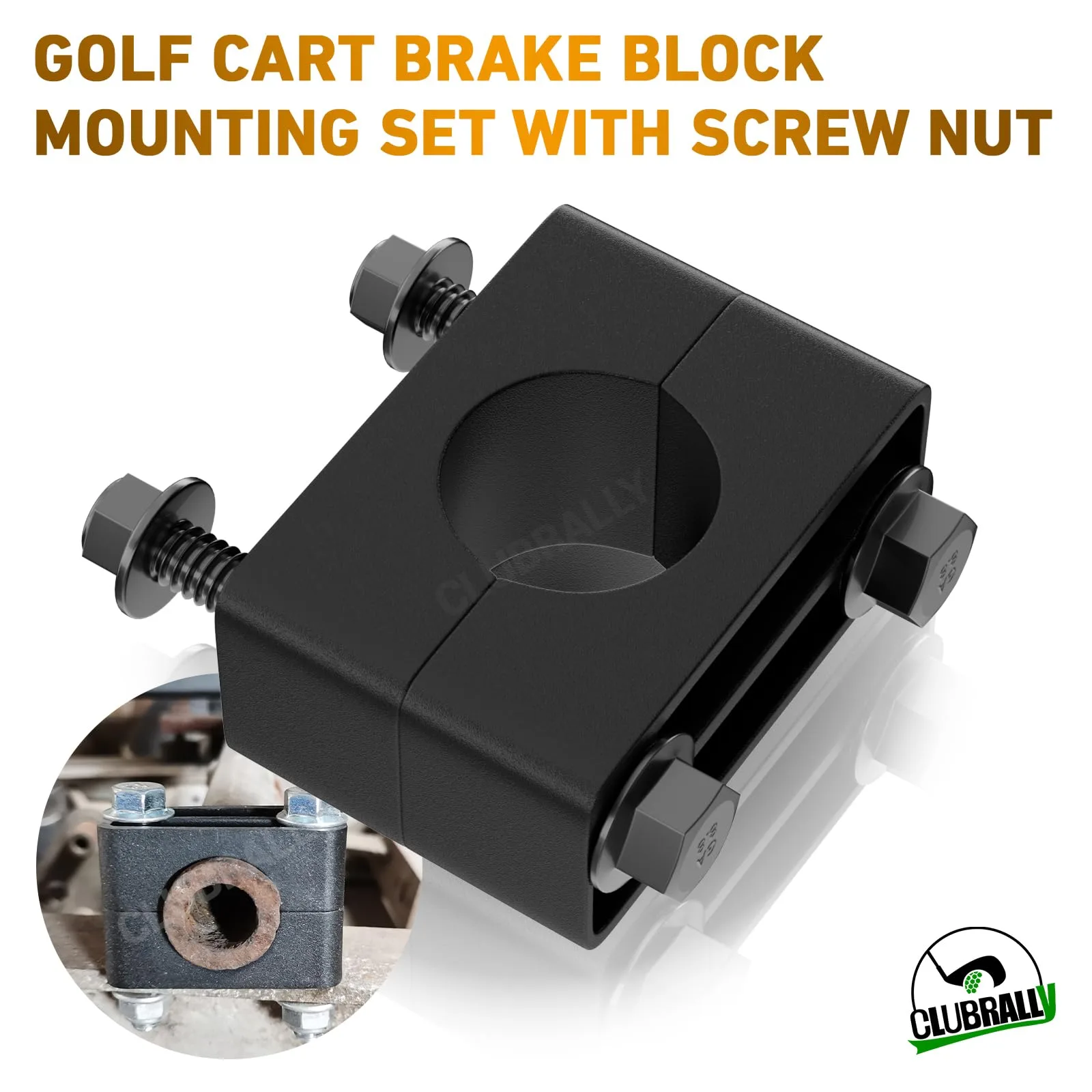 CLUBRALLY Brake Block Set for Club Car DS & Carryall image 2