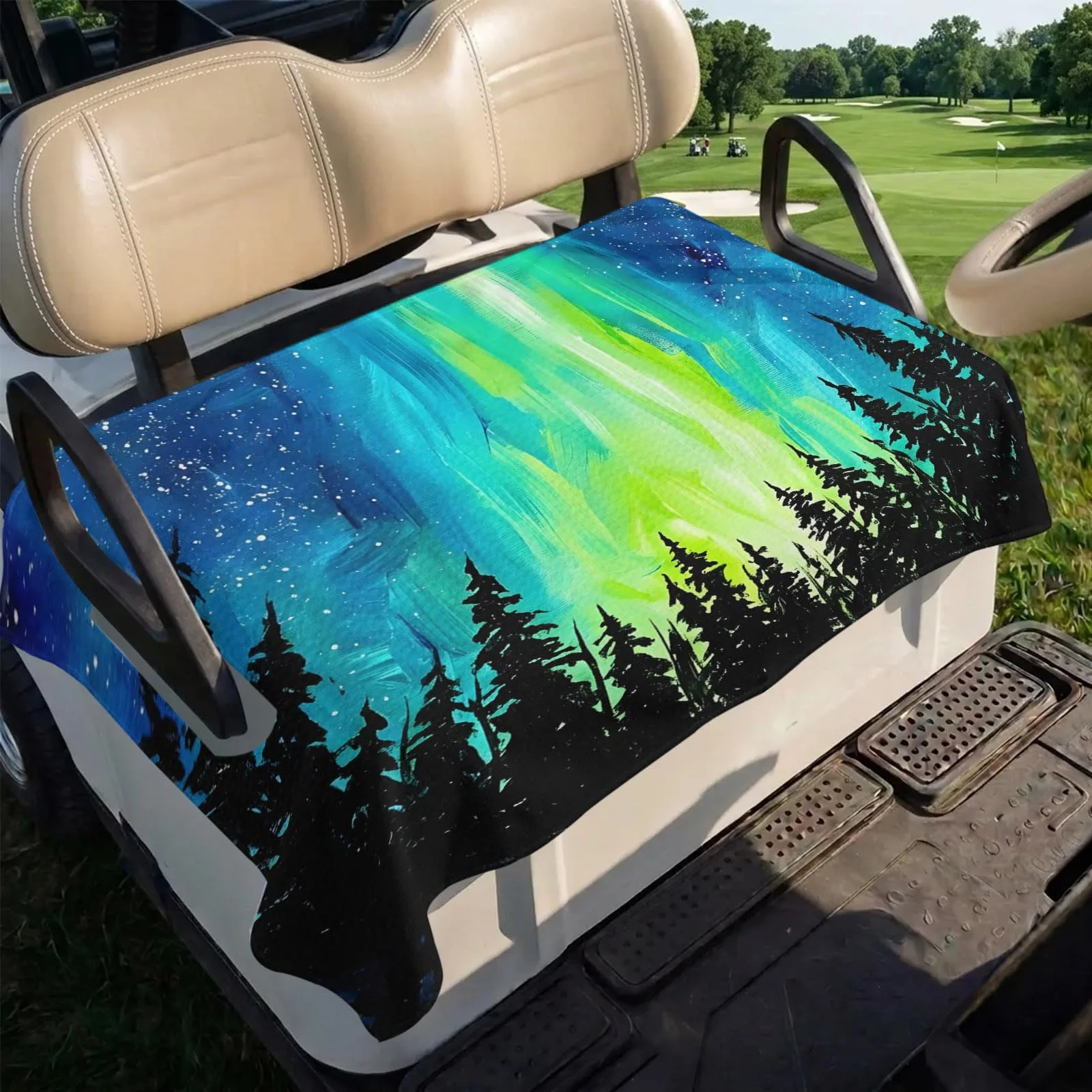 Trosturdspn North Lights Golf Cart Seat Cover 51 x 31 in image 4
