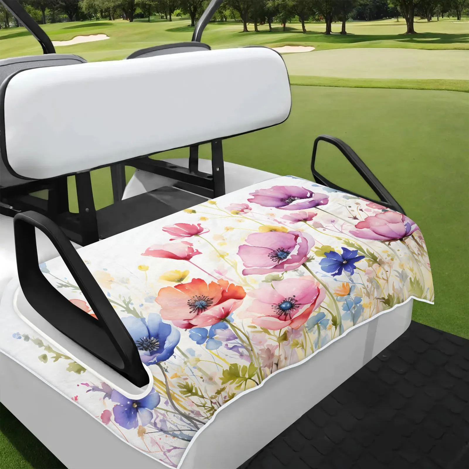 Tiveruda Golf Cart Seat Cover for Double Seats