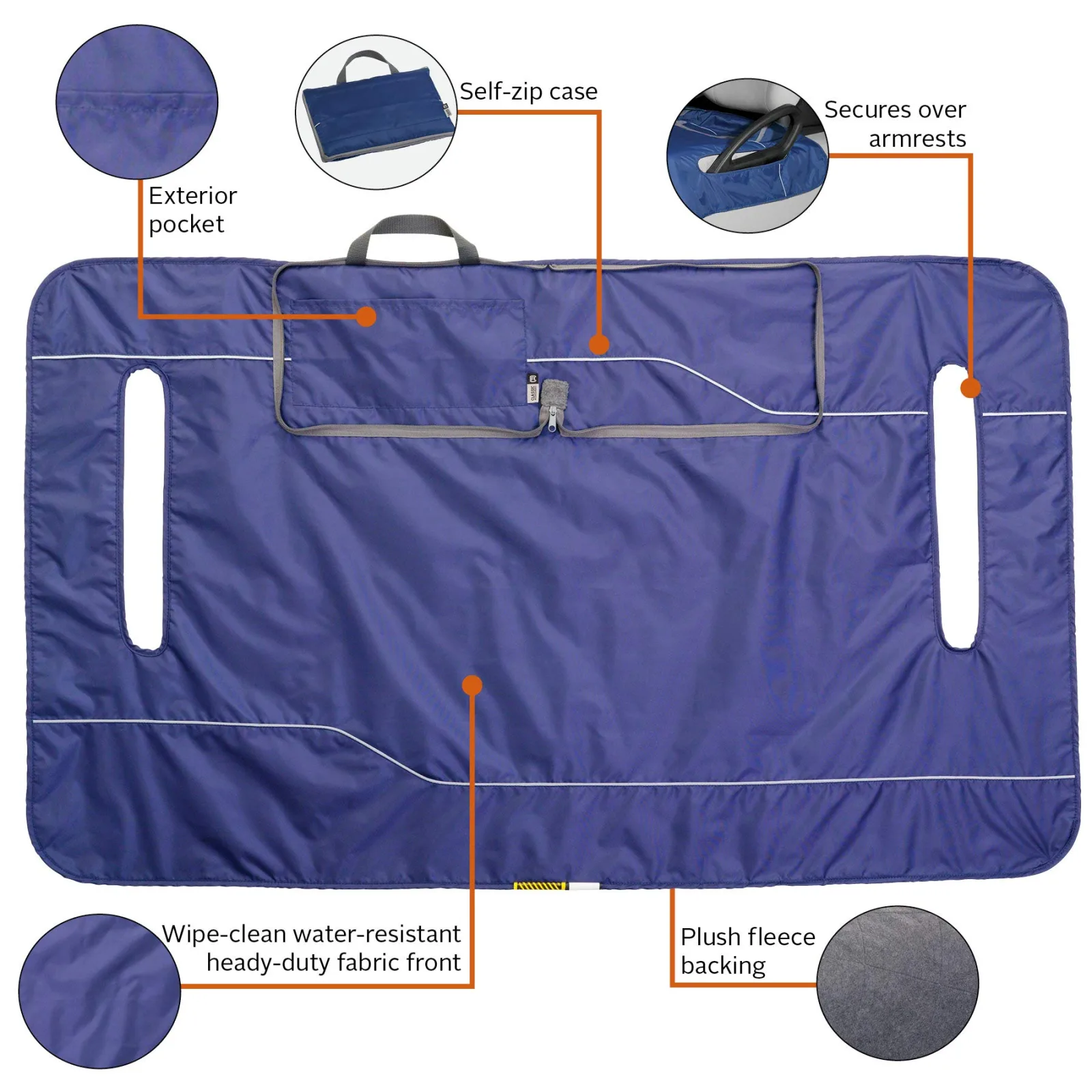 Classic Accessories Golf Cart Seat Blanket 40-022-015501-00 image 4