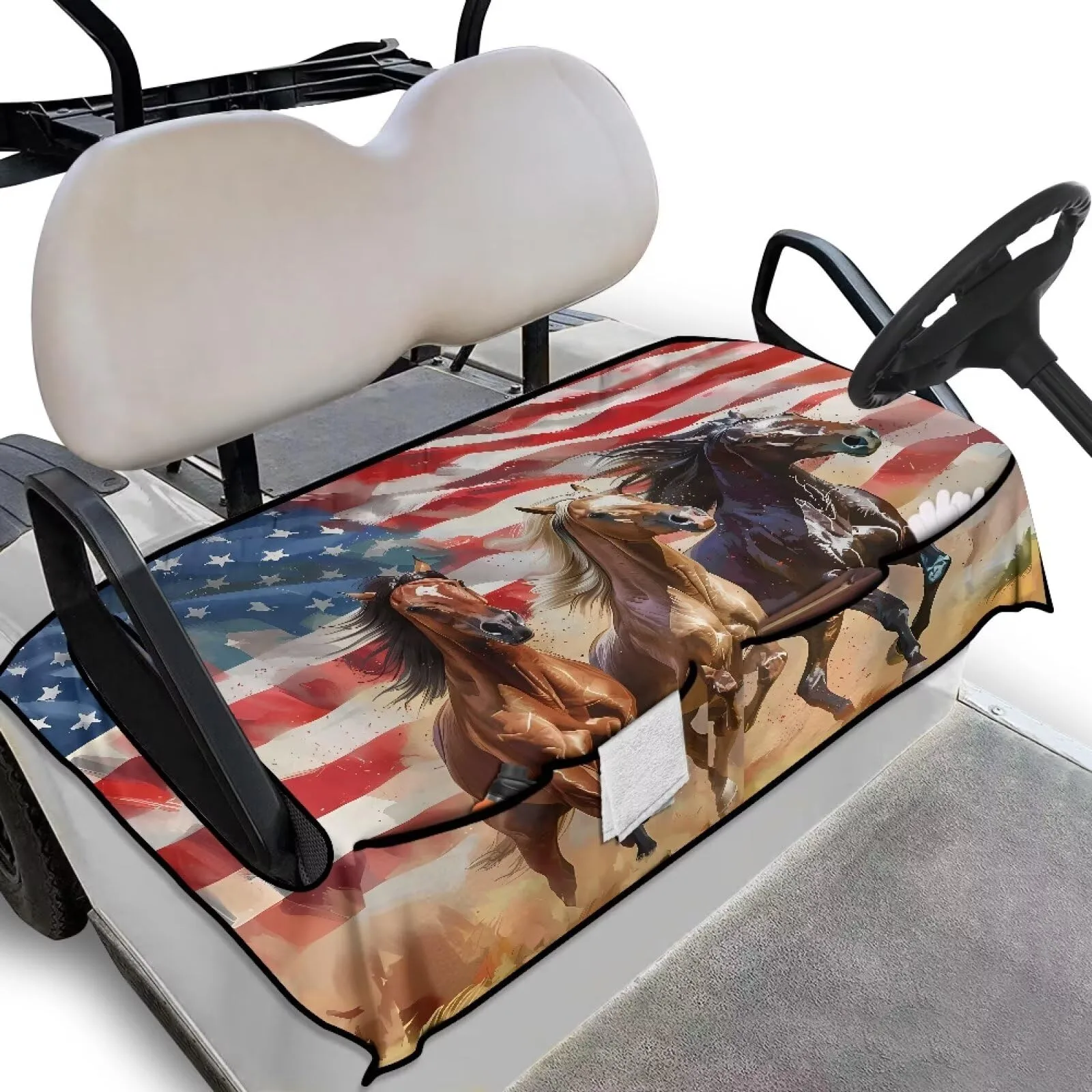 Quidrwyo Golf Cart Seat Cover for 2-Seat Carts