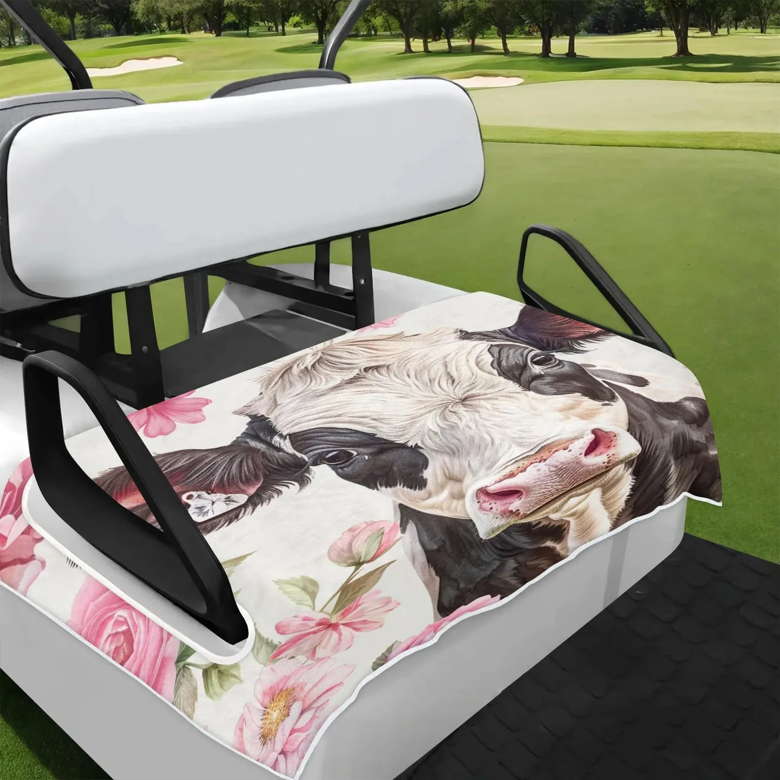 Tiveruda Golf Cart Seat Cover for Double Seats
