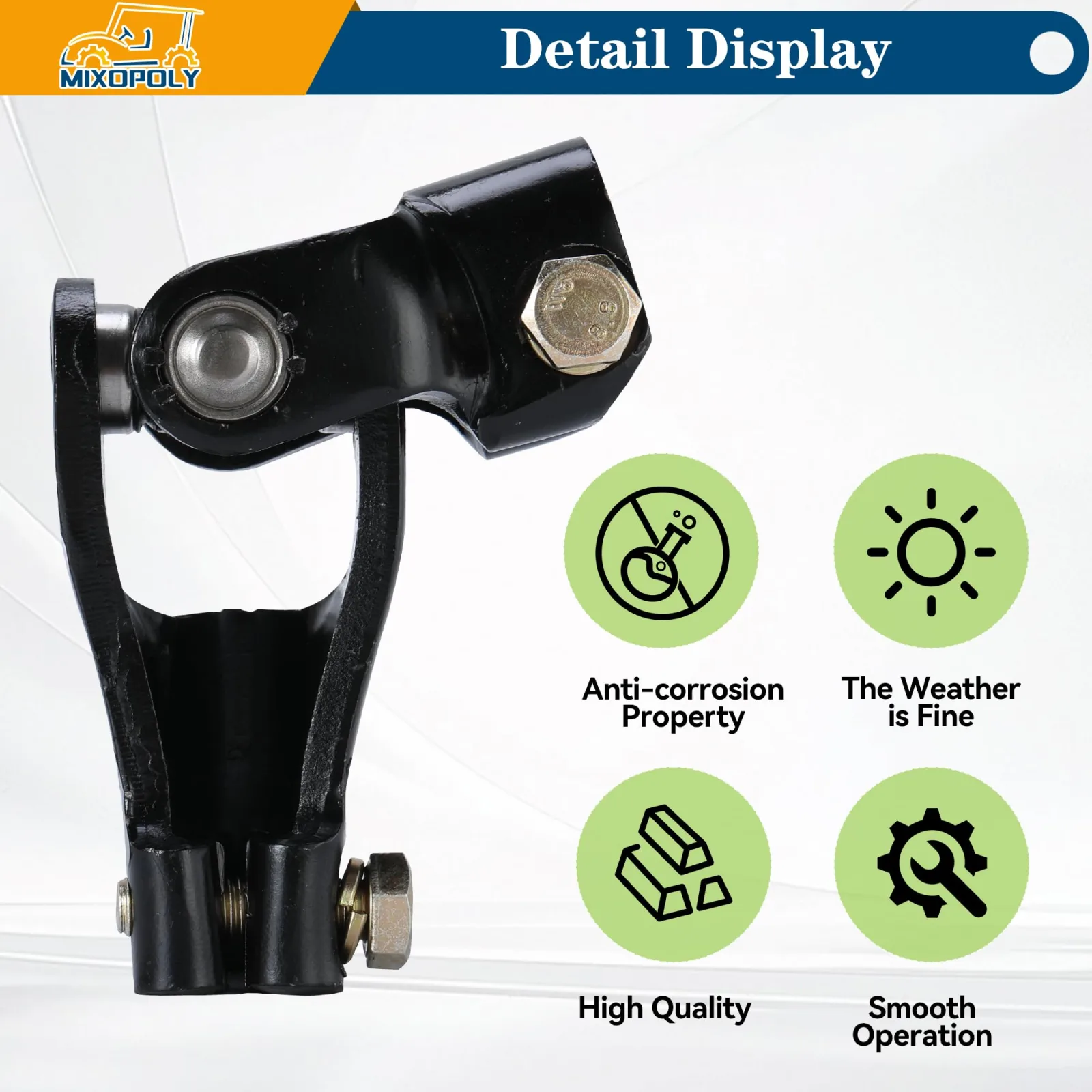 Mixopoly Steering Lower Yoke for Club Car Precedent & Tempo image 4