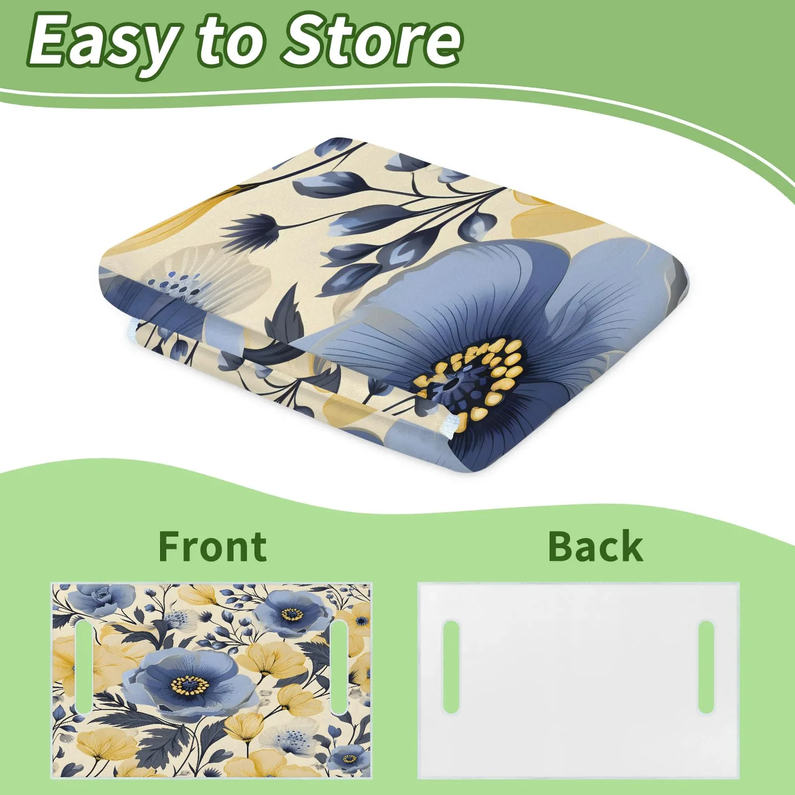 Tiveruda Floral Golf Cart Seat Cover 51 x 31 Inch image 4