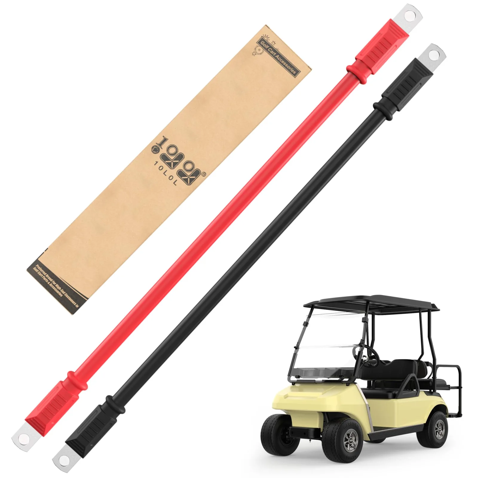 10L0L Battery Cable Set (ELE-F54-E) 41" Red + 40" Black, 16 mm²