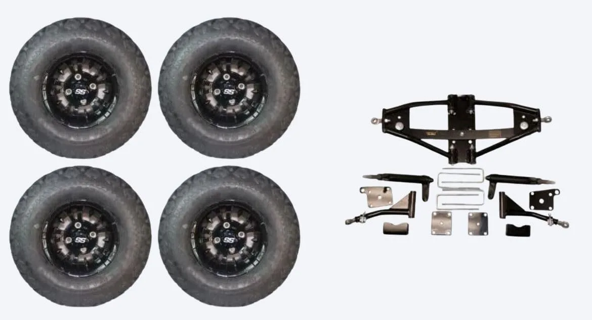 3G 6-Inch Lift Kit for Club Car Precedent with Wheels