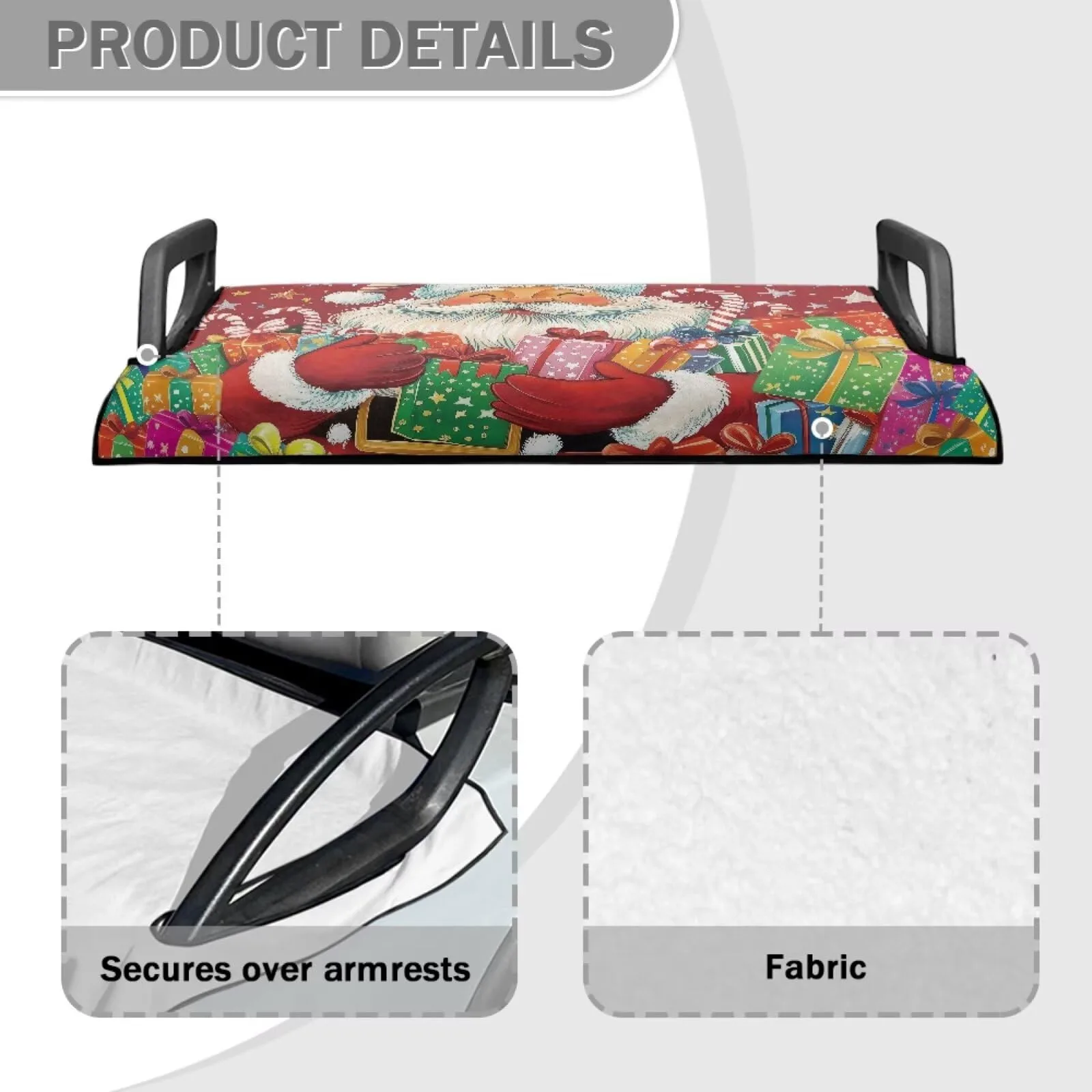 Rarucativ Golf Cart Seat Cover for Two-Person Carts image 4