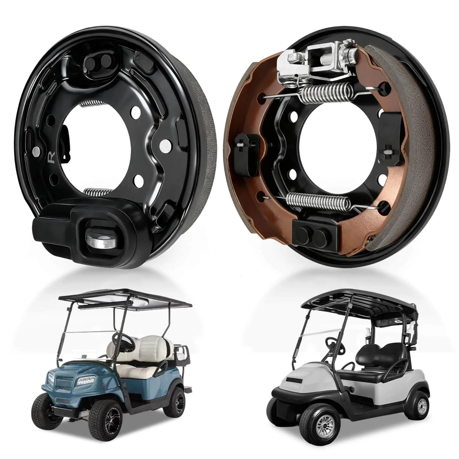 LEAPGOMAX Rear Brake Assembly for Club Car DS and Precedent