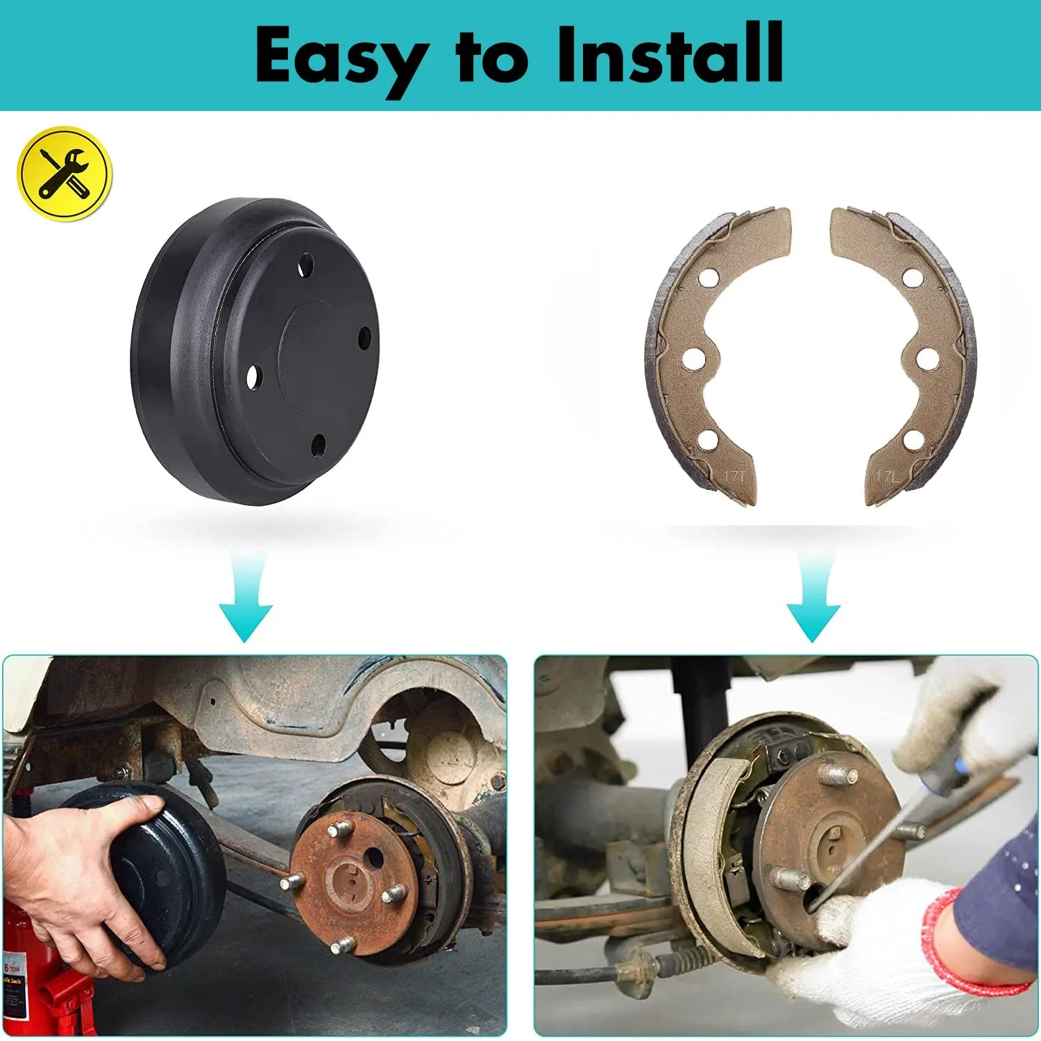 10L0L Brake Repair Kit for Club Car DS & Precedent image 4