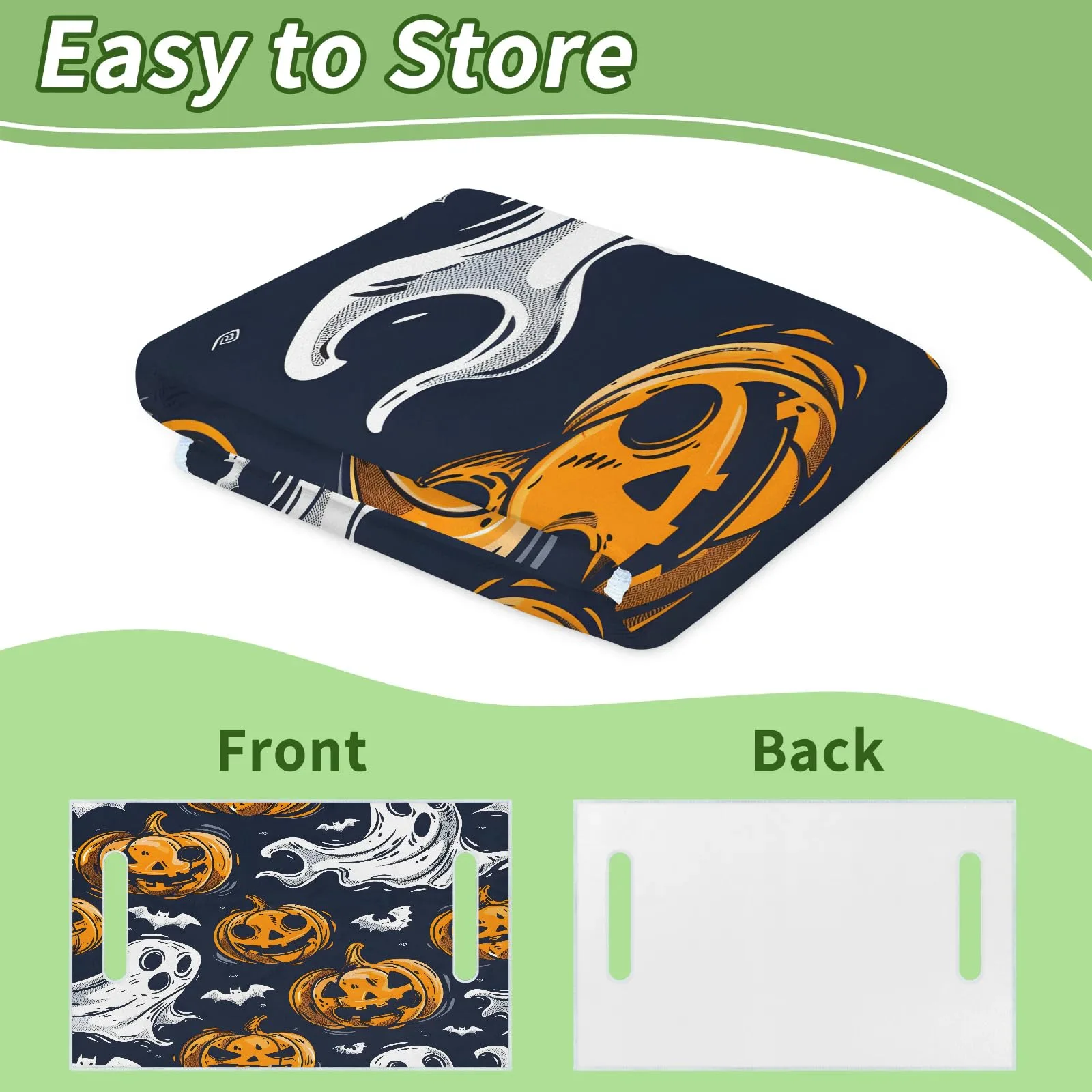 Tiveruda Halloween Ghost Sky Golf Cart Seat Cover image 4